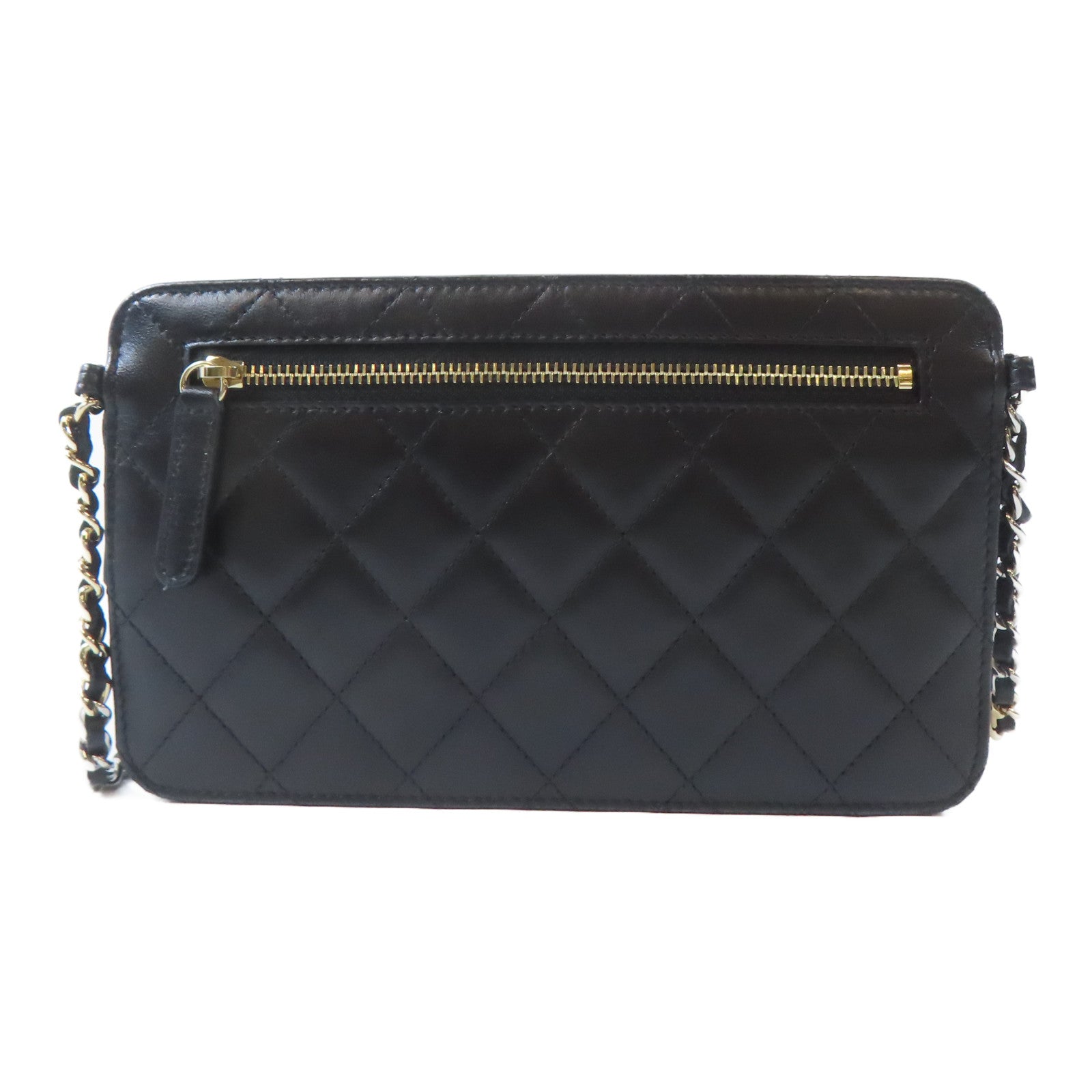 CHANEL 【激減優惠】菱格羊皮皮革Waist Bag腰包黑色