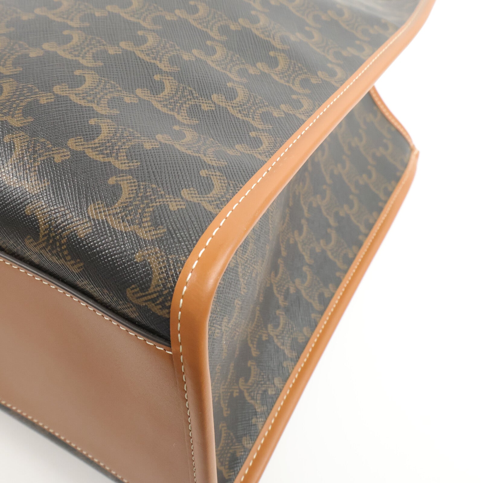 CELINE 塗層帆布Horizontal Cabas Triomphe手挽袋