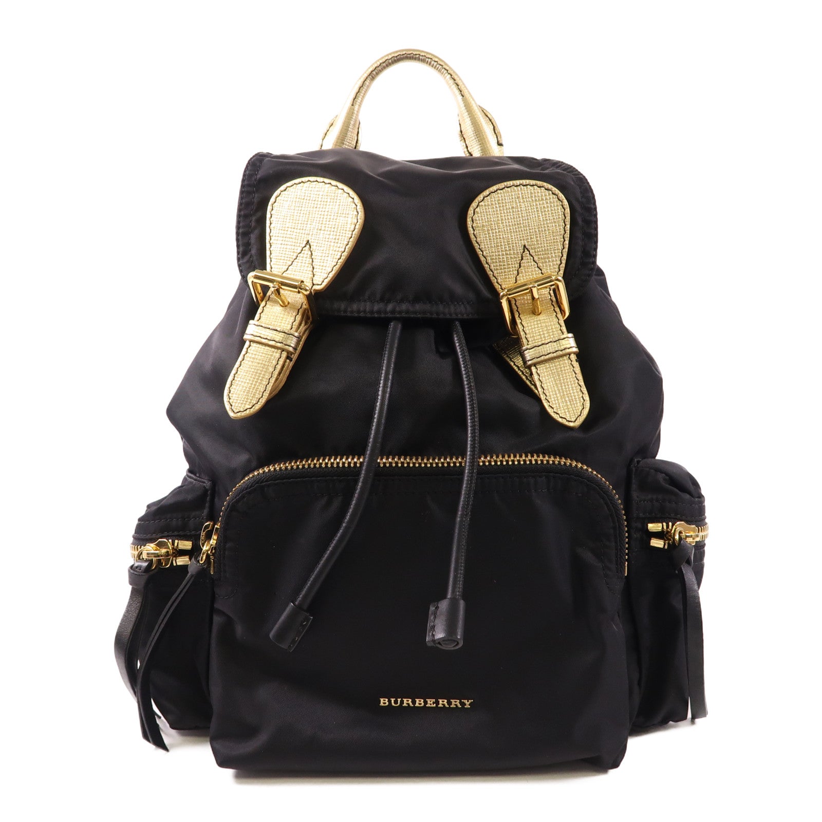 BURBERRY 尼龍Backpack金扣背包