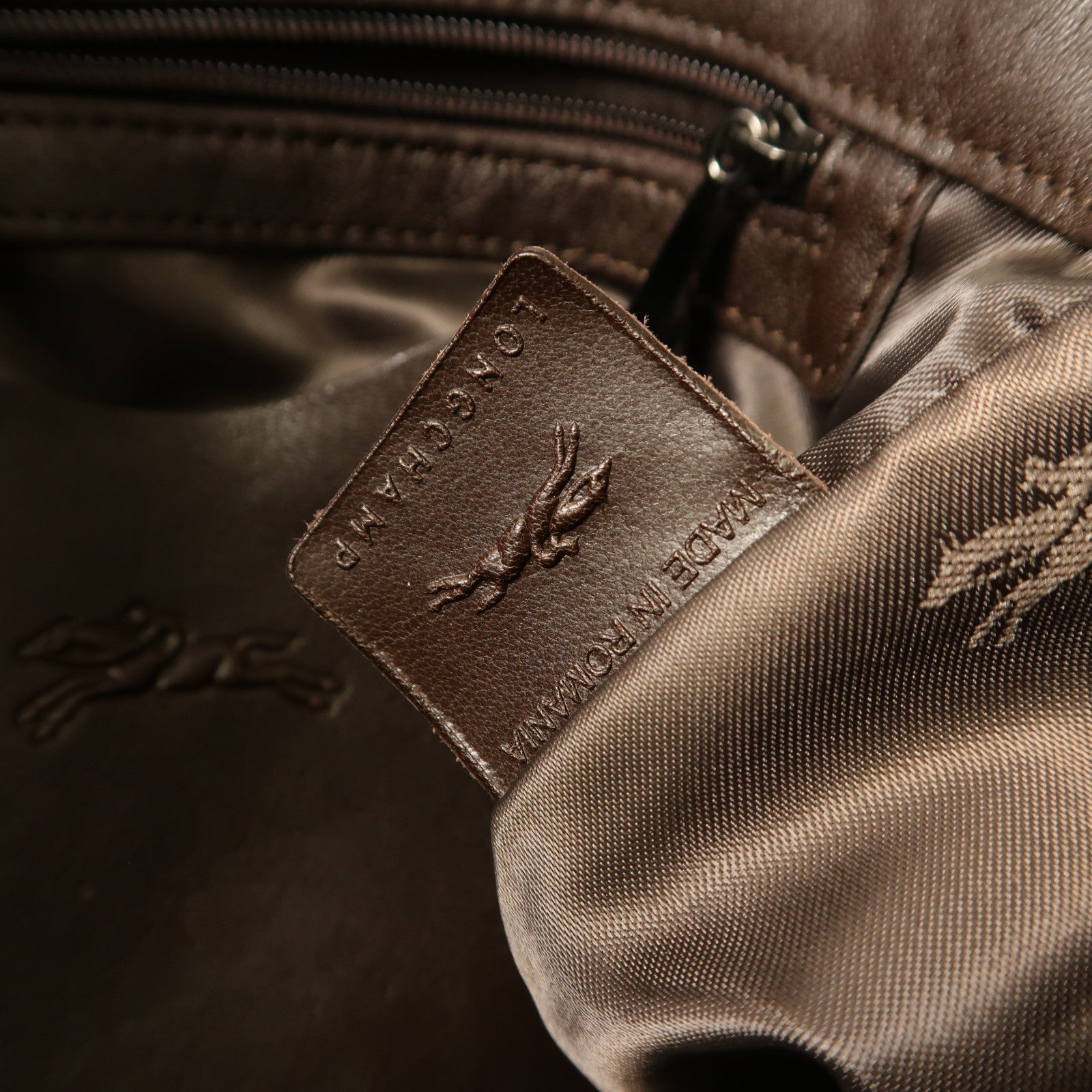 Longchamp 牛皮皮革2 Way Shoulder手挽肩背兩用袋