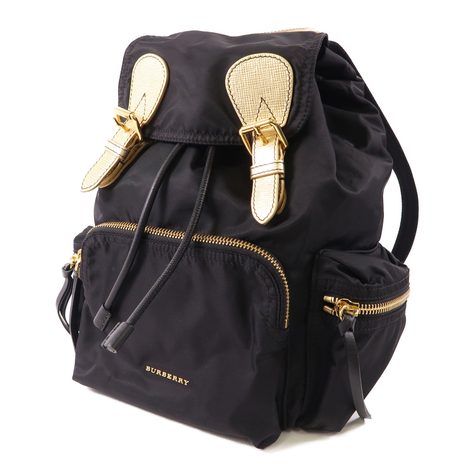 BURBERRY 尼龍Backpack金扣背包