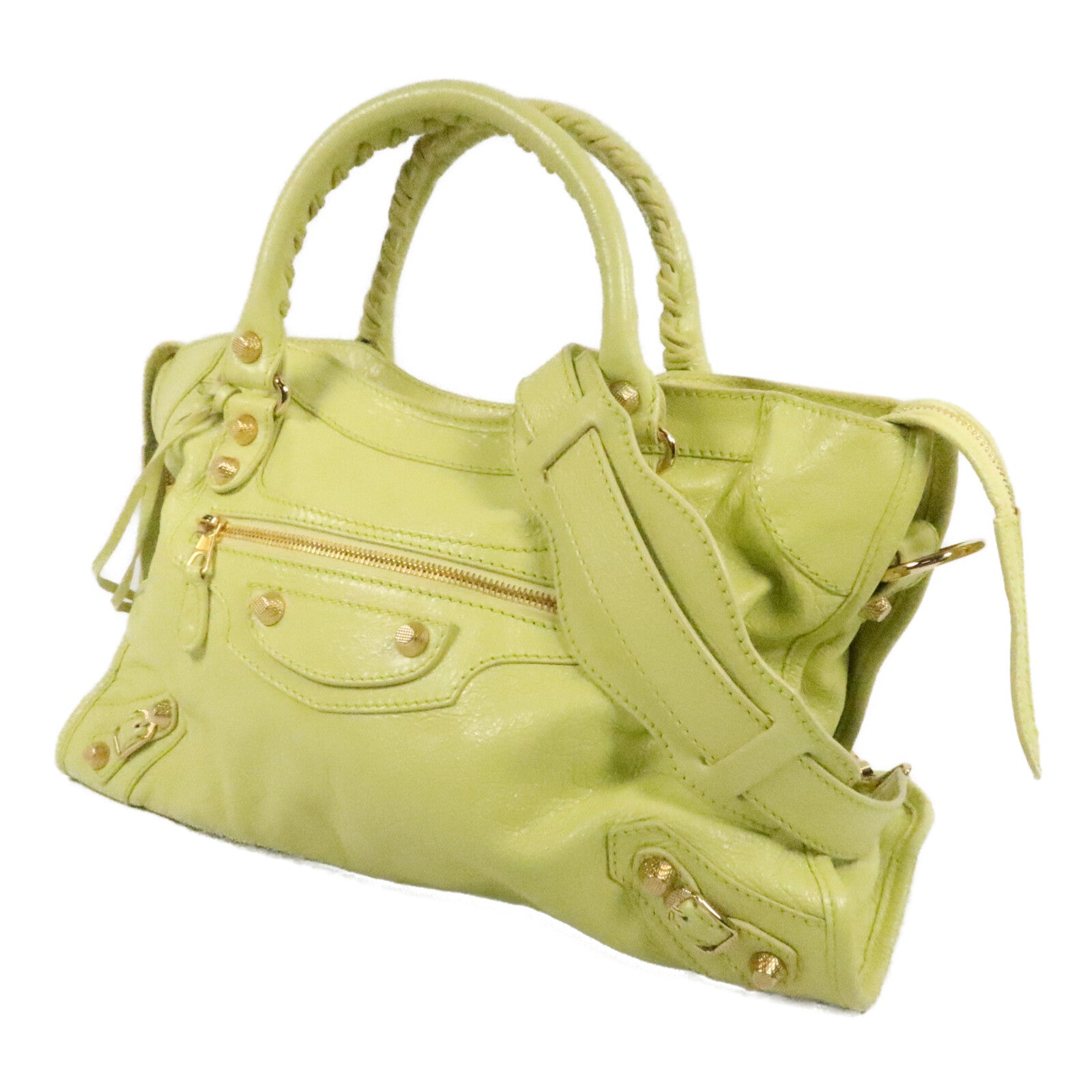 BALENCIAGA 牛皮皮革Giant City手挽肩背兩用袋