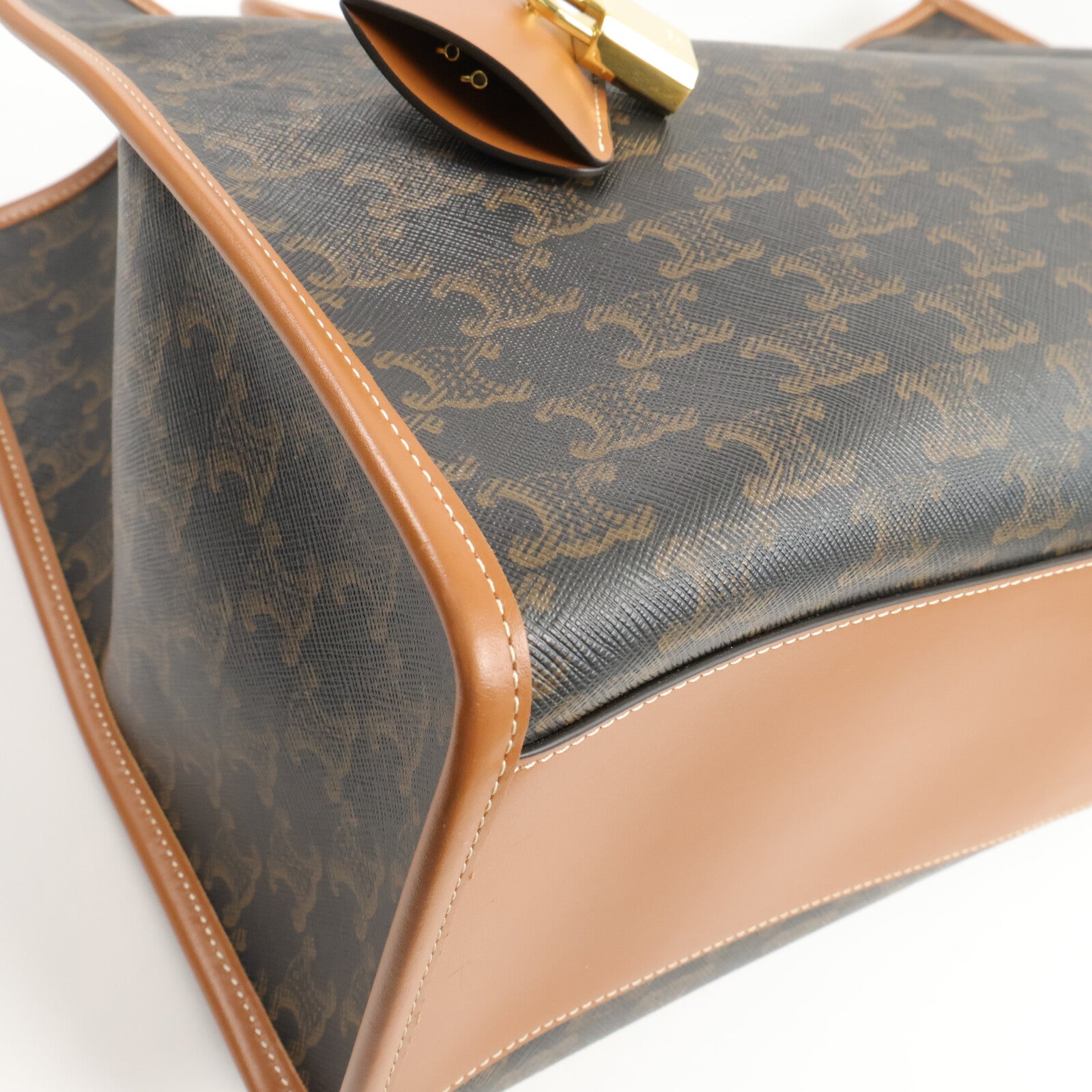 CELINE 塗層帆布Horizontal Cabas Triomphe手挽袋