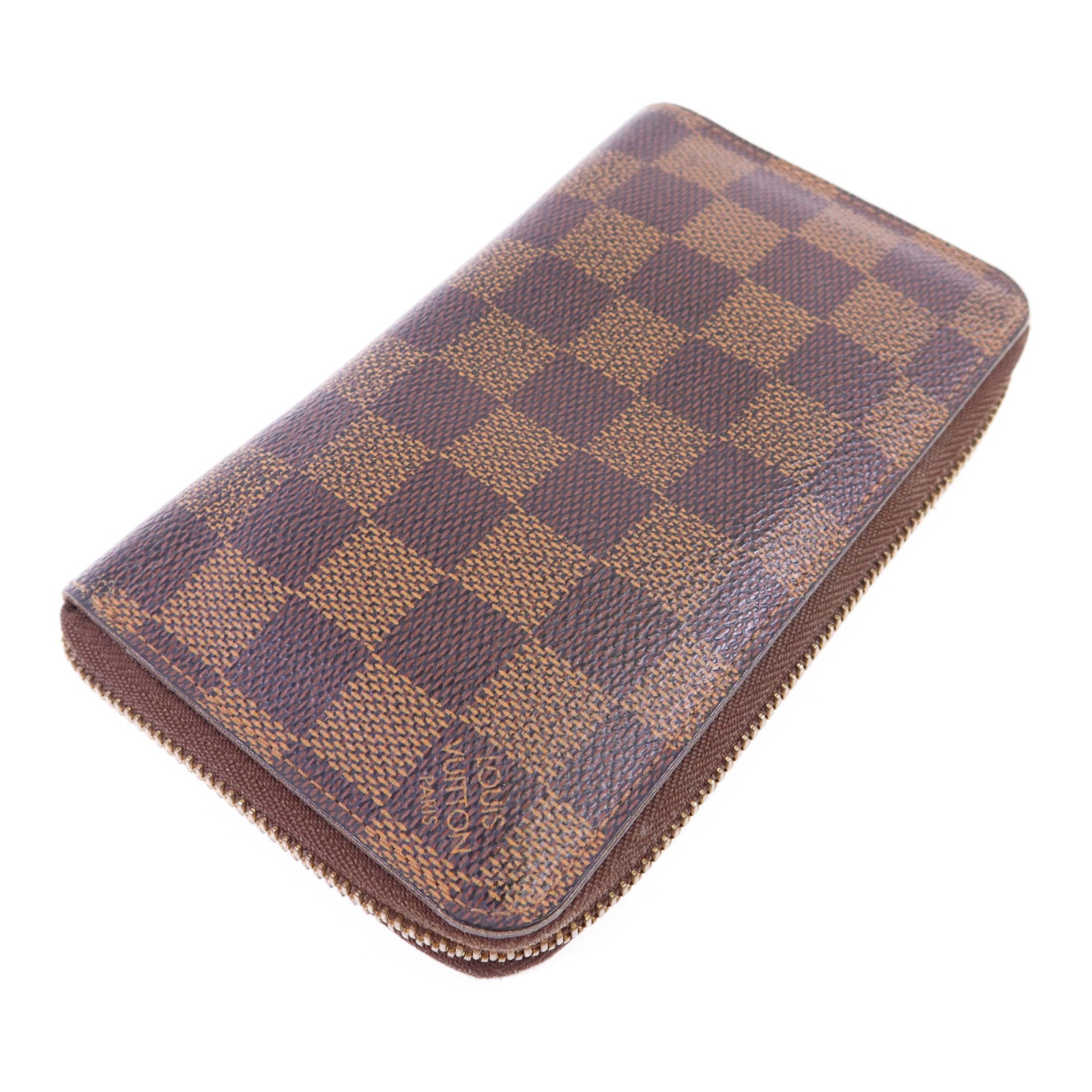 LOUIS VUITTON Damier Zippy Organizer金扣長錢包