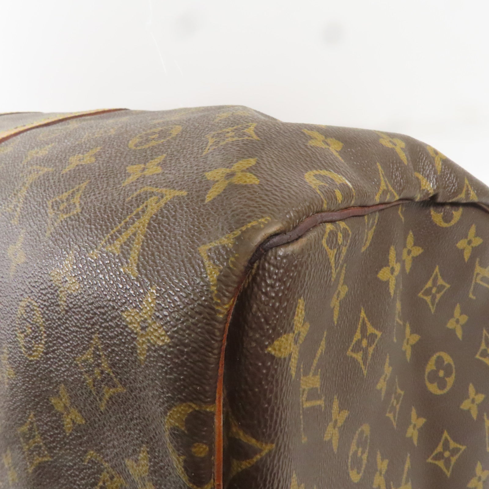 LOUIS VUITTON LV Keepall 55 Travel Boston Hand Bag M41424 Monogram Brown