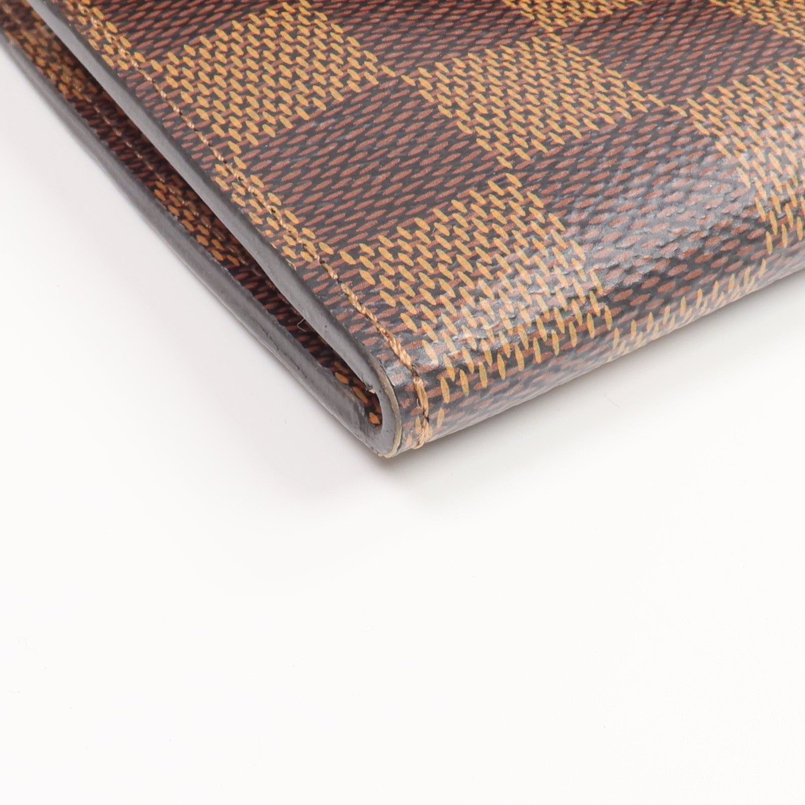 LOUIS VUITTON Damier Josephine Wallet金扣長錢包