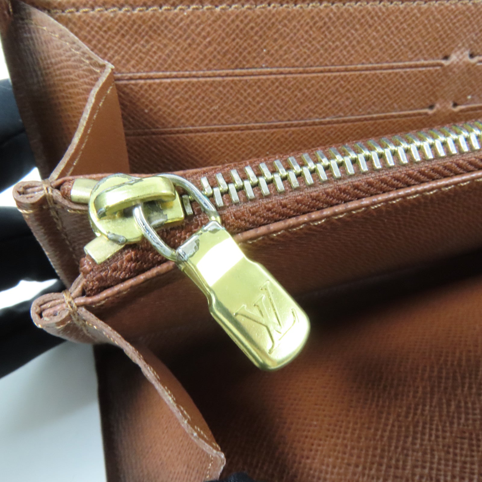 LOUIS VUITTON Monogram Long Wallet金扣長錢包