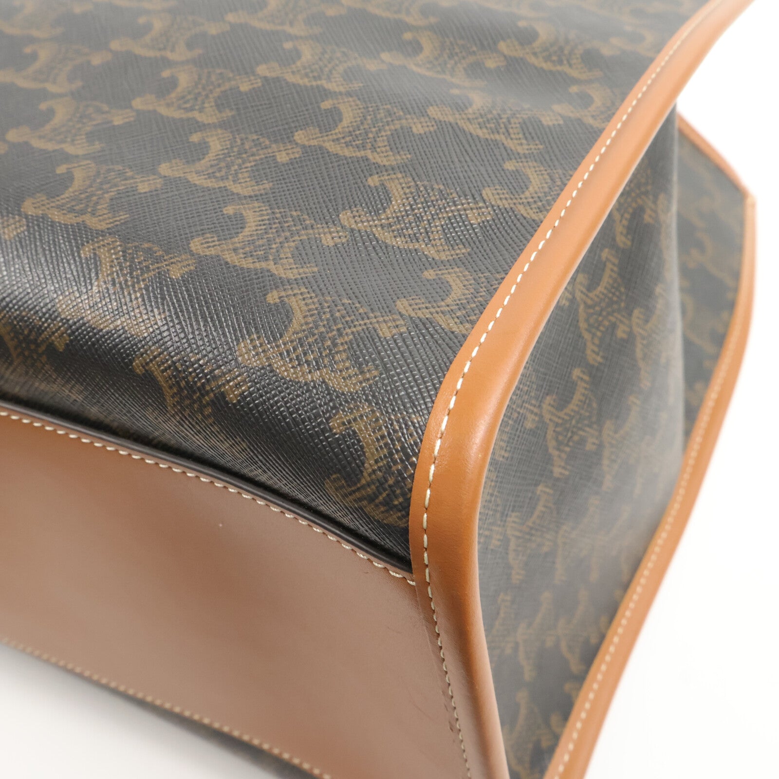 CELINE 塗層帆布Horizontal Cabas Triomphe手挽袋