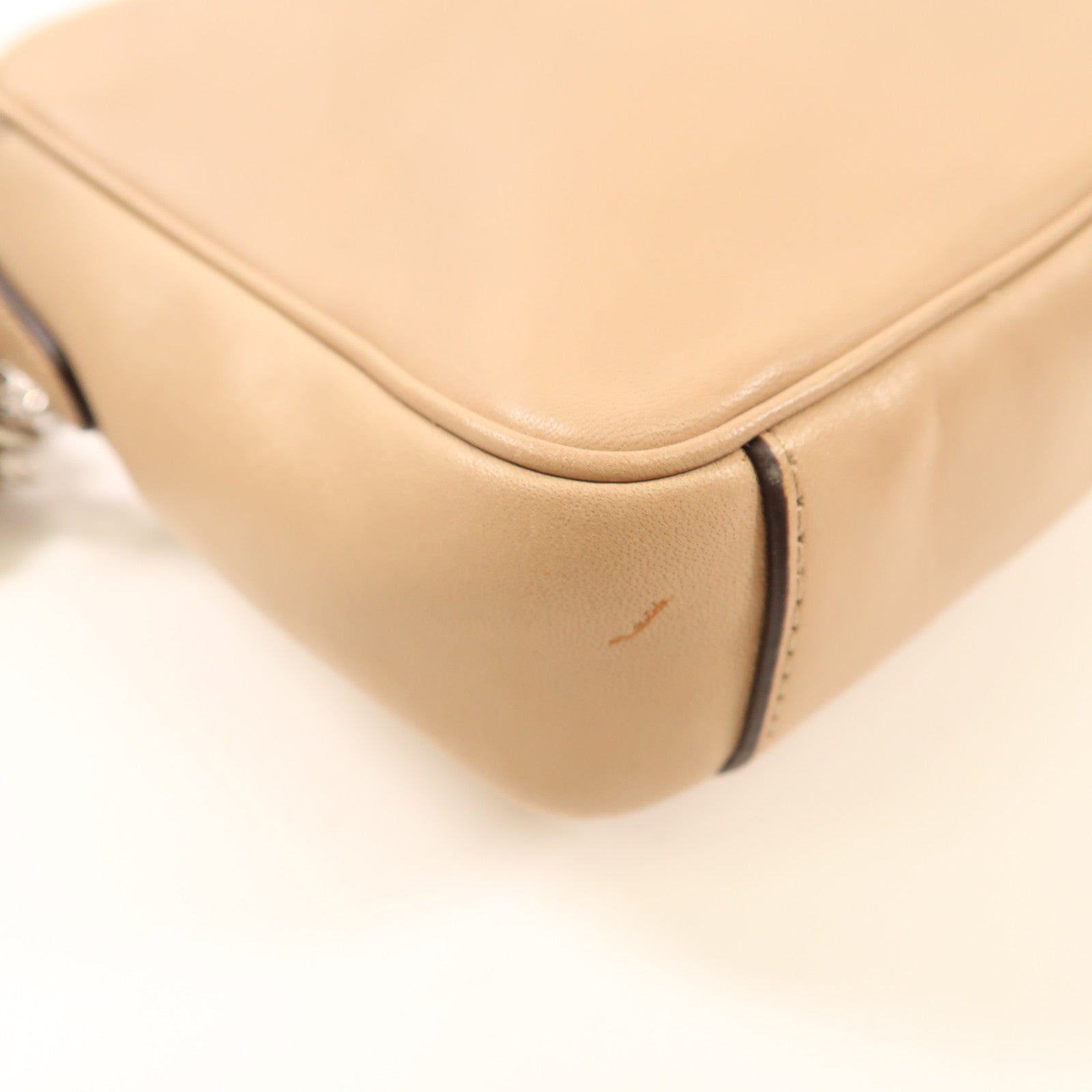 COACH 牛皮皮革Shoulder Bag銀扣肩背袋