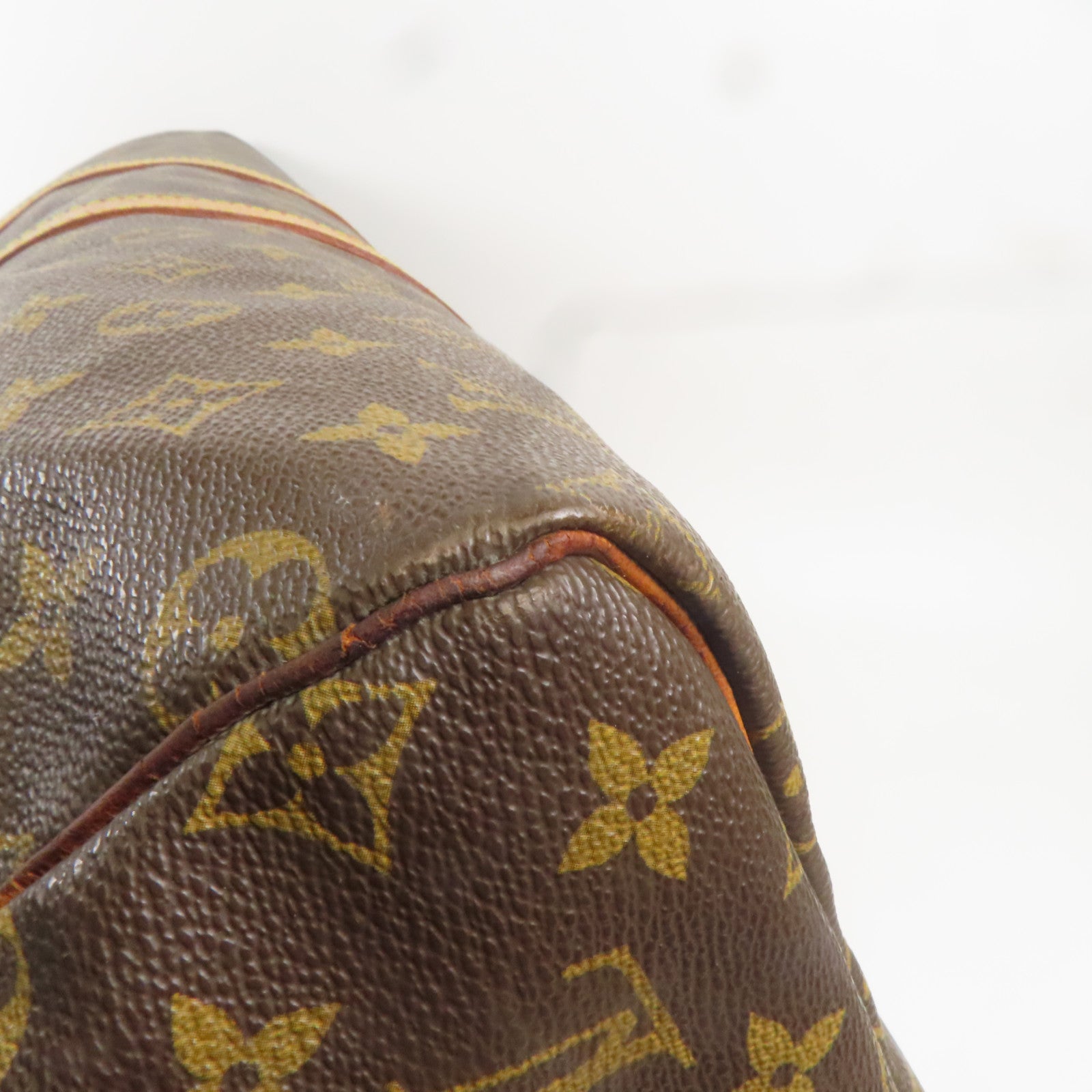 LOUIS VUITTON LV Keepall 55 Travel Boston Hand Bag M41424 Monogram Brown