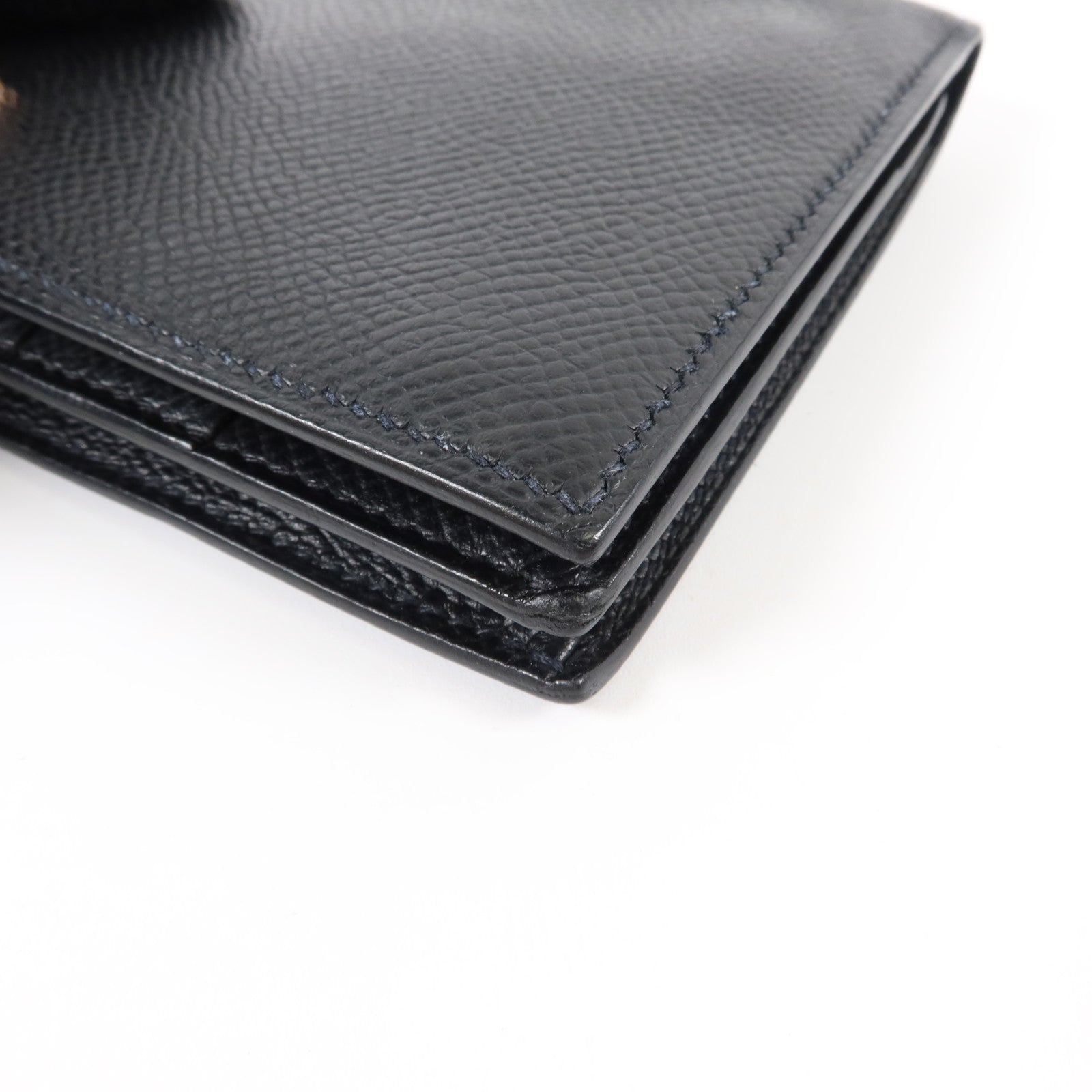 HERMES Epsom皮革Bearn Wallet長錢包Noir