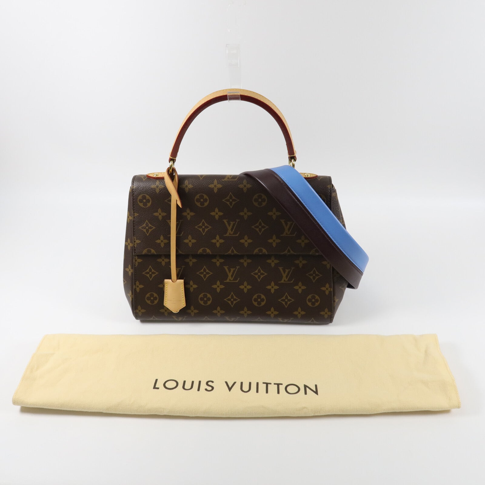 LOUIS VUITTON Monogram Cluny MM手挽肩背兩用袋