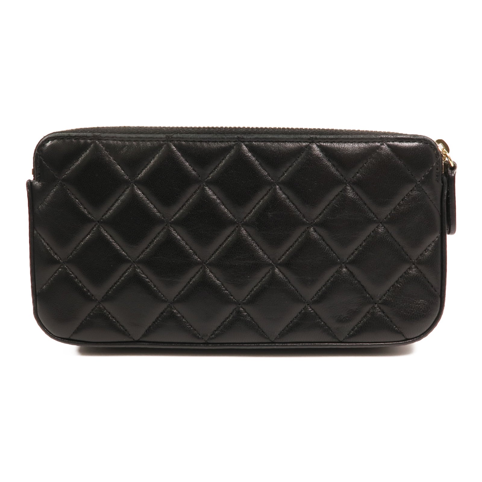 CHANEL 羊皮皮革CC Mark Matelasse Bag金扣鏈帶肩背袋