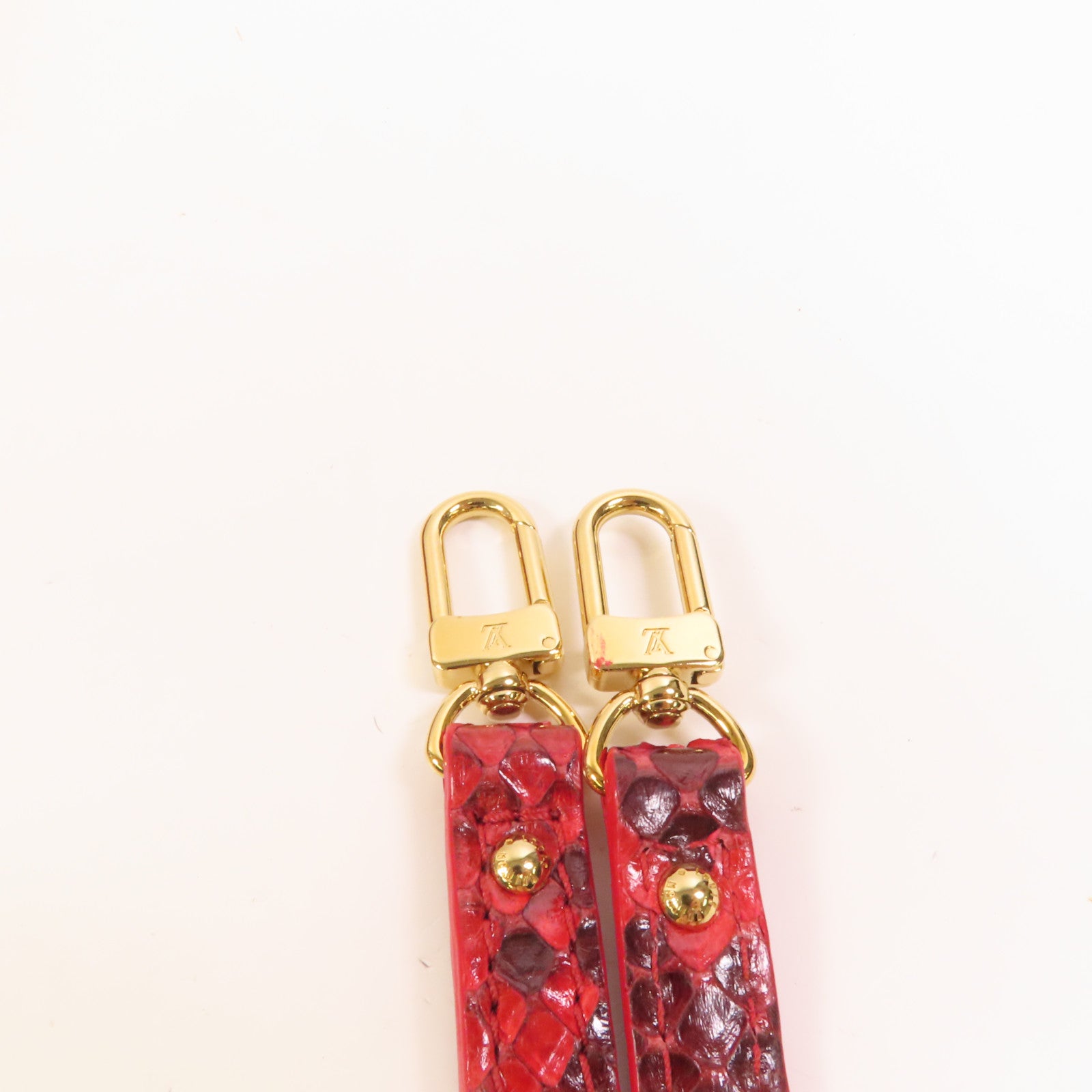 LOUIS VUITTON 蛇皮皮革Alma BB金扣手挽肩背兩用袋