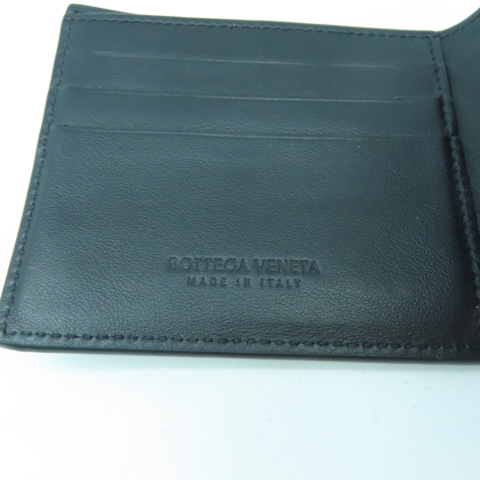 BOTTEGA VENETA 【激減優惠】牛皮皮革Wallet錢包黑色