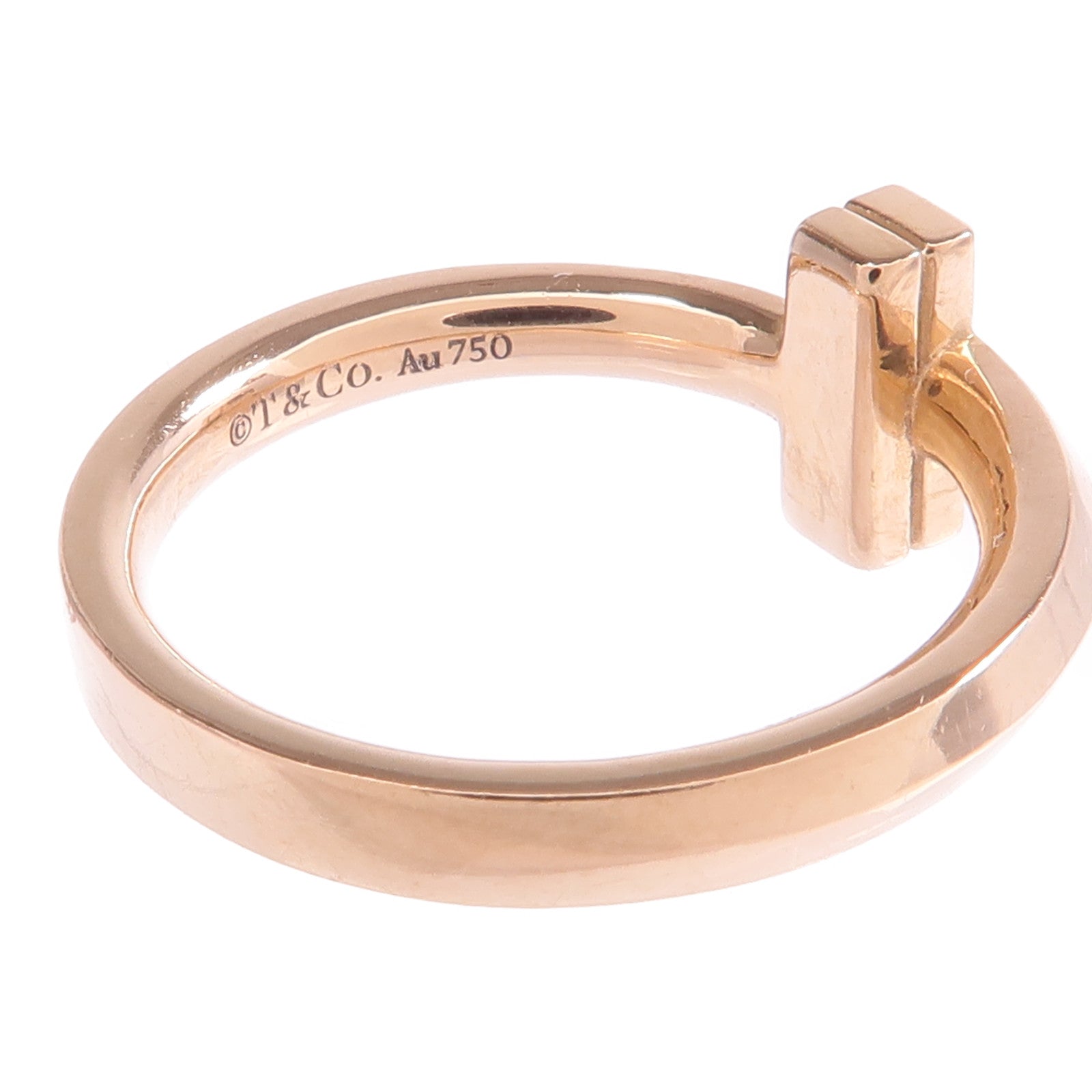 TIFFANY＆CO 【激減優惠】18K玫瑰金T1 Ring戒指US#3.75