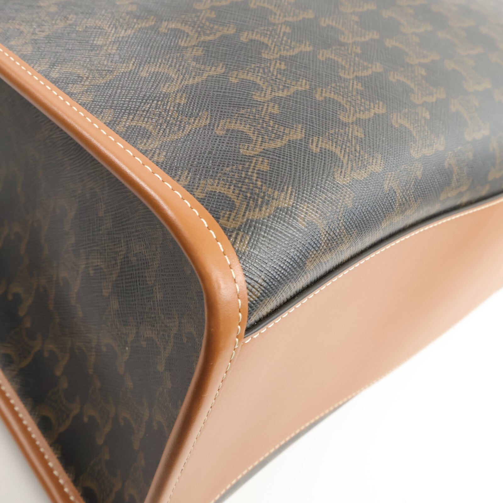 CELINE 塗層帆布Horizontal Cabas Triomphe手挽袋