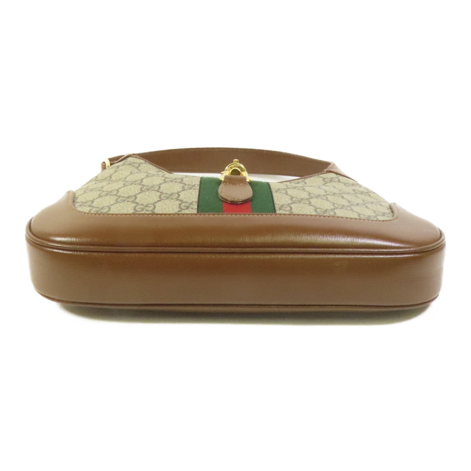 GUCCI 塗層帆布Jackie 1961 Small金扣肩背袋