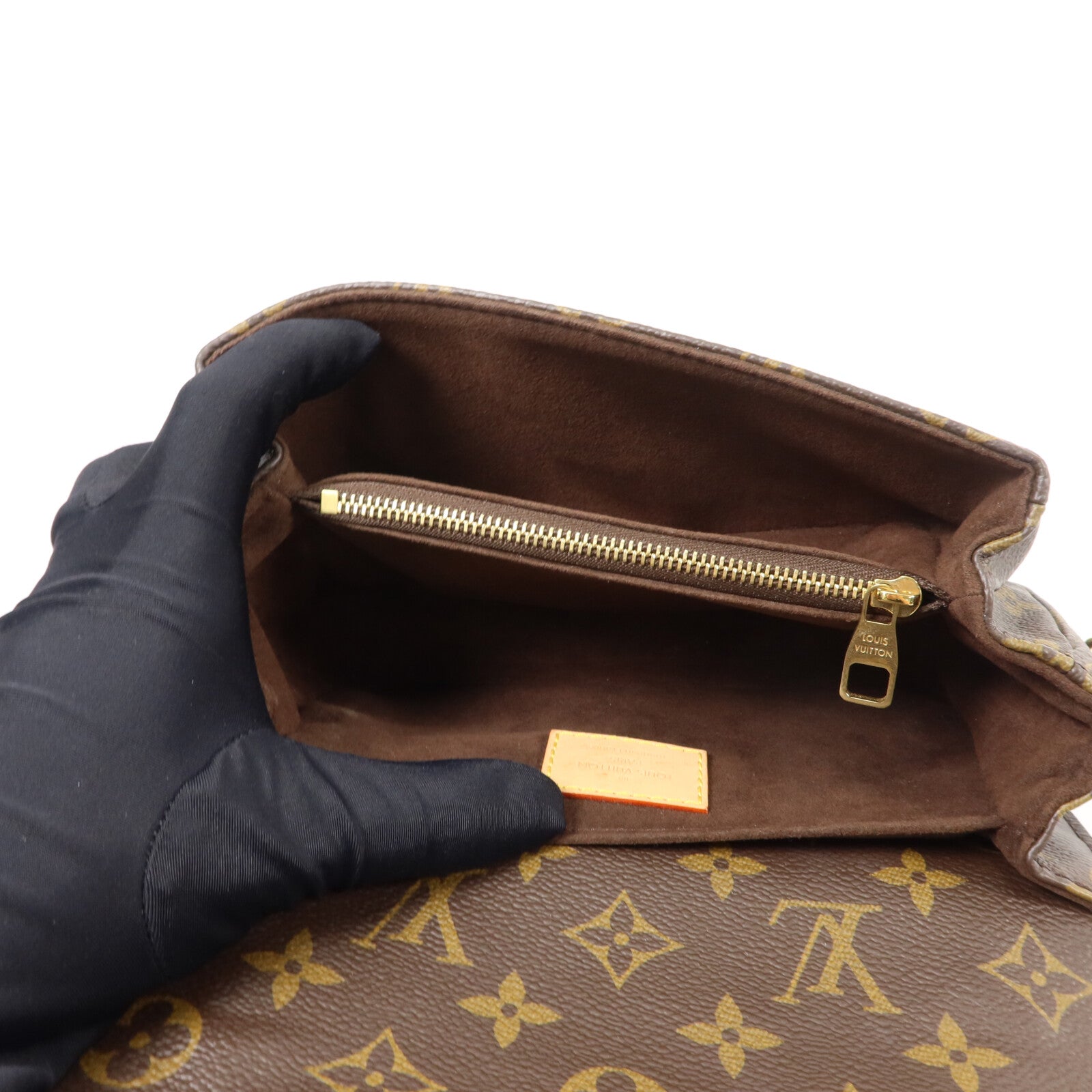 LOUIS VUITTON Monogram Pochette Metis East West手挽肩背兩用袋