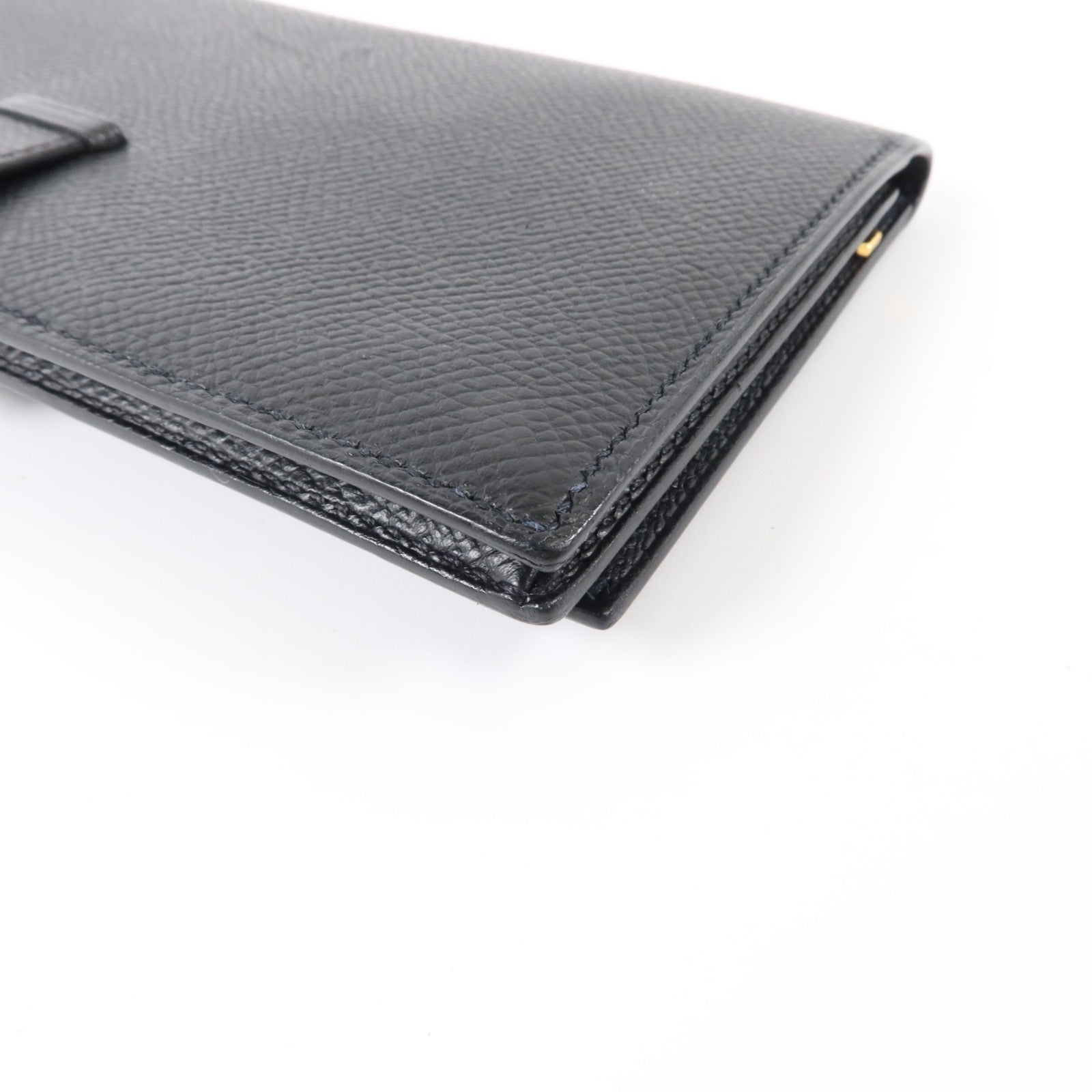 HERMES Epsom皮革Bearn Wallet長錢包Noir
