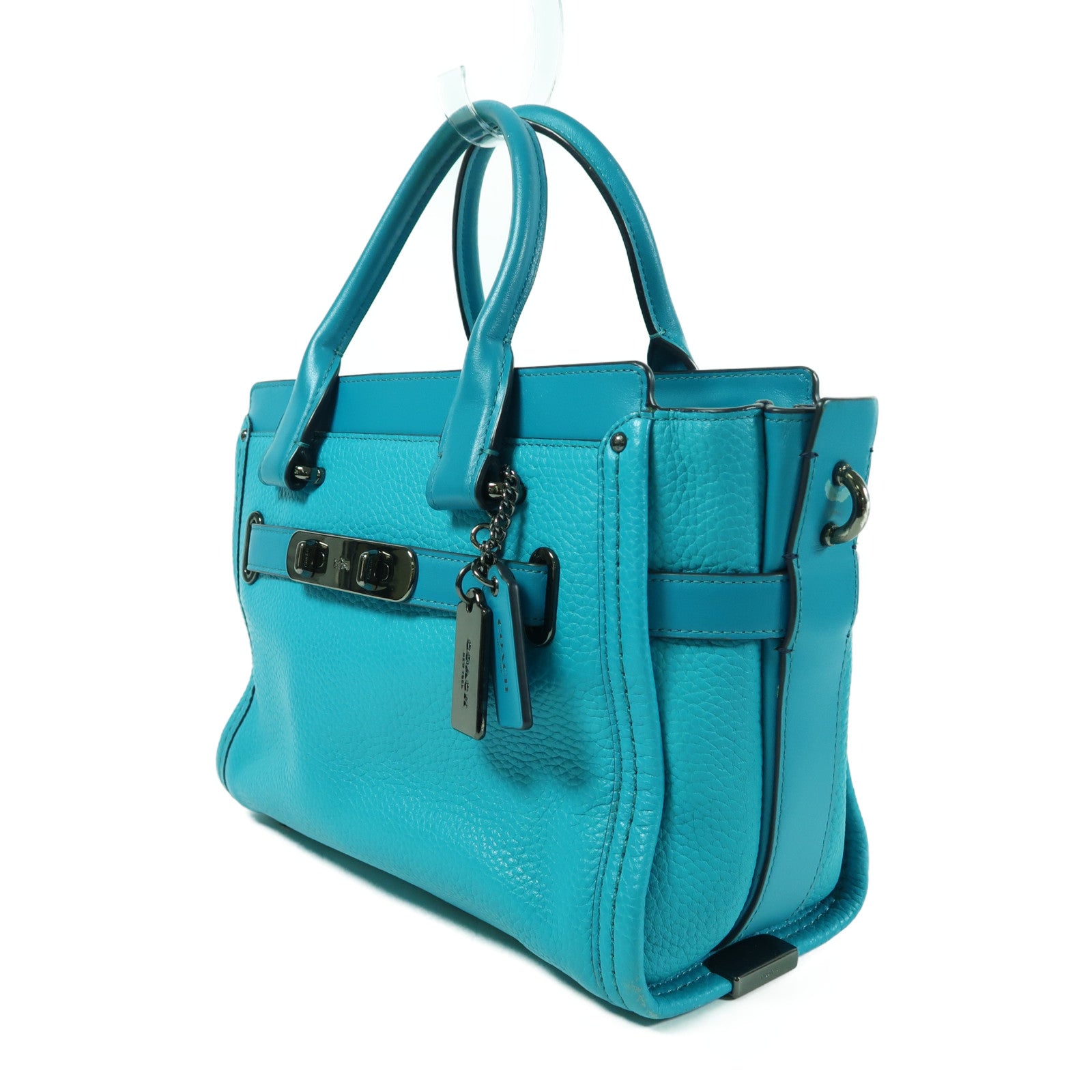 COACH 牛皮皮革Shoulder Bag手挽肩背兩用袋