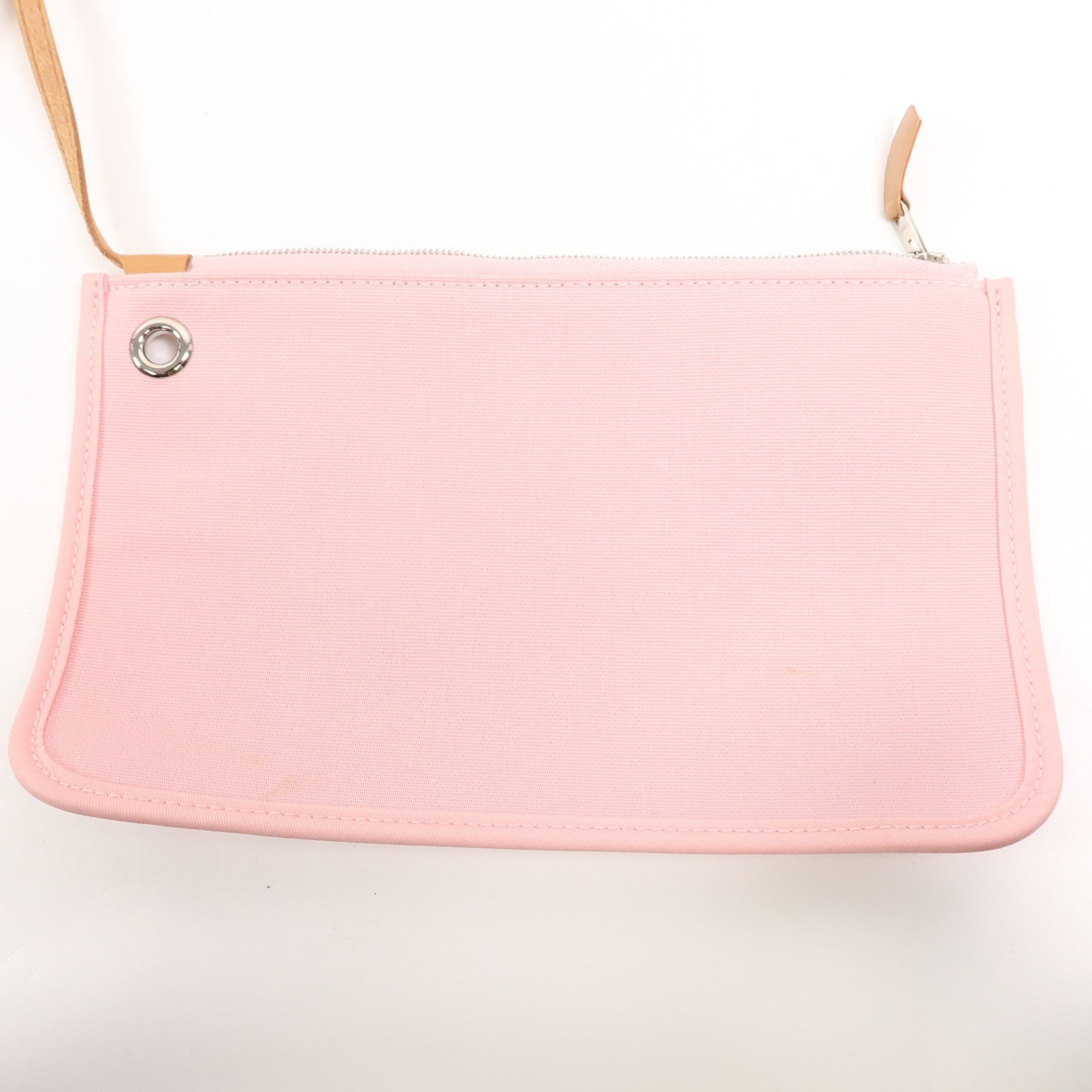 HERMES 帆布Herbag PM手挽肩背兩用袋Rose Sakura