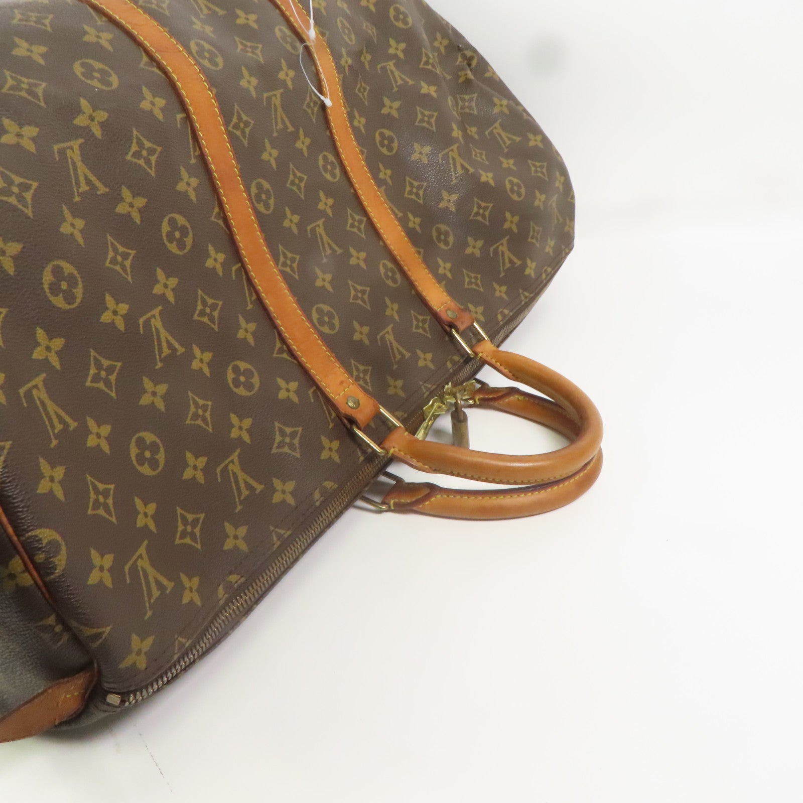 LOUIS VUITTON LV Keepall 55 Travel Boston Hand Bag M41424 Monogram Brown