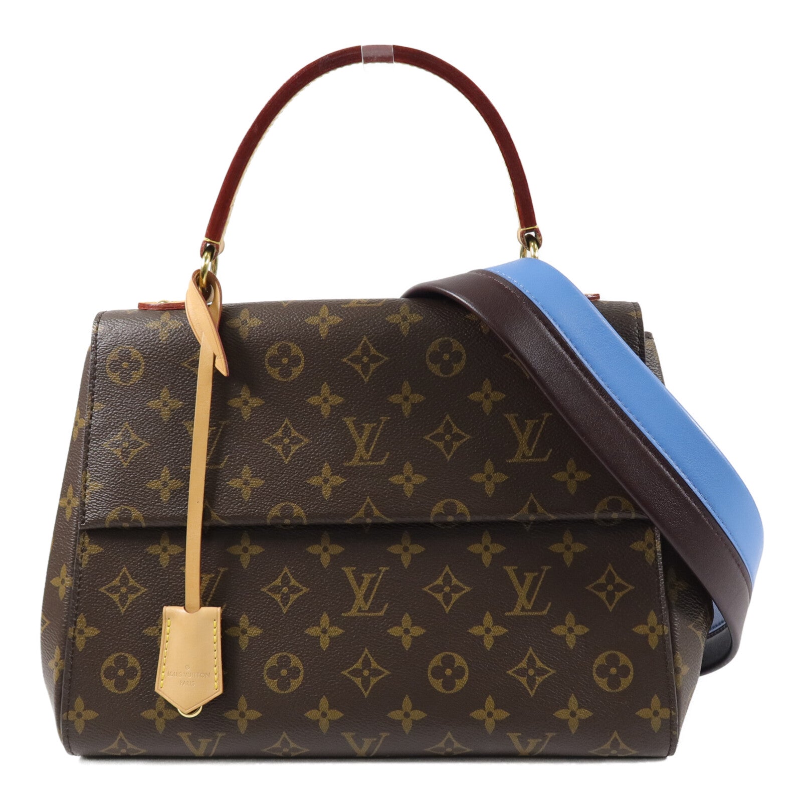 LOUIS VUITTON Monogram Cluny MM手挽肩背兩用袋