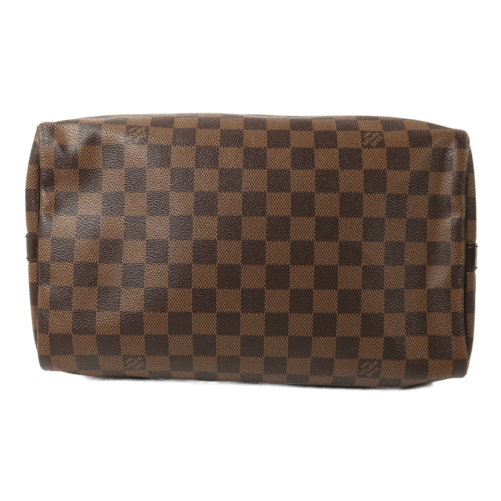 LOUIS VUITTON Damier Speedy Bandouliere 30金扣手挽肩背兩用袋