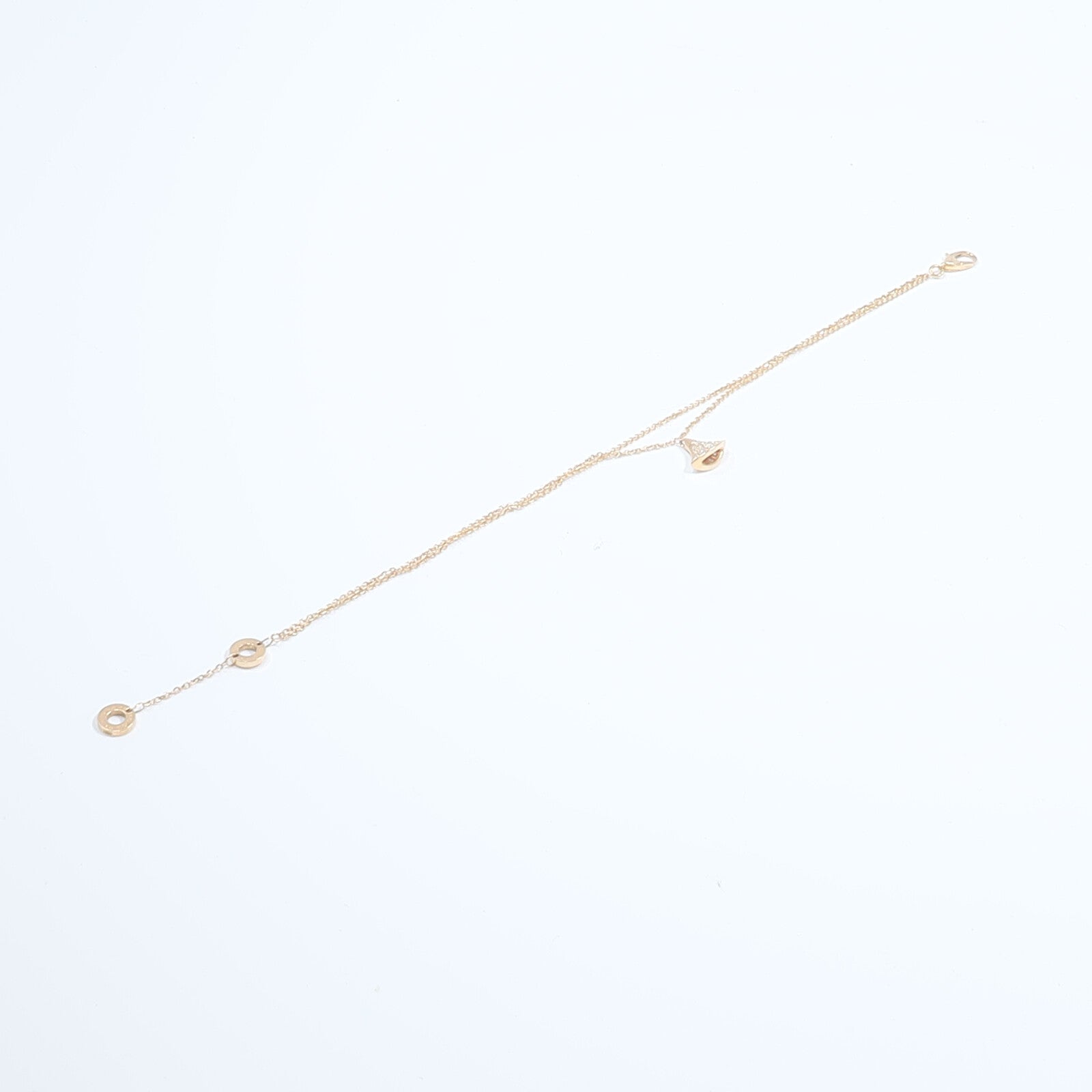 BVLGARI 18K玫瑰金Divas Dream Bracelet鑽石手鏈