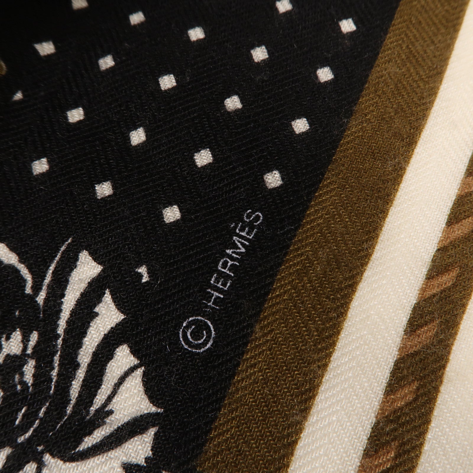 HERMES 羊絨Scarf 140x140圍巾