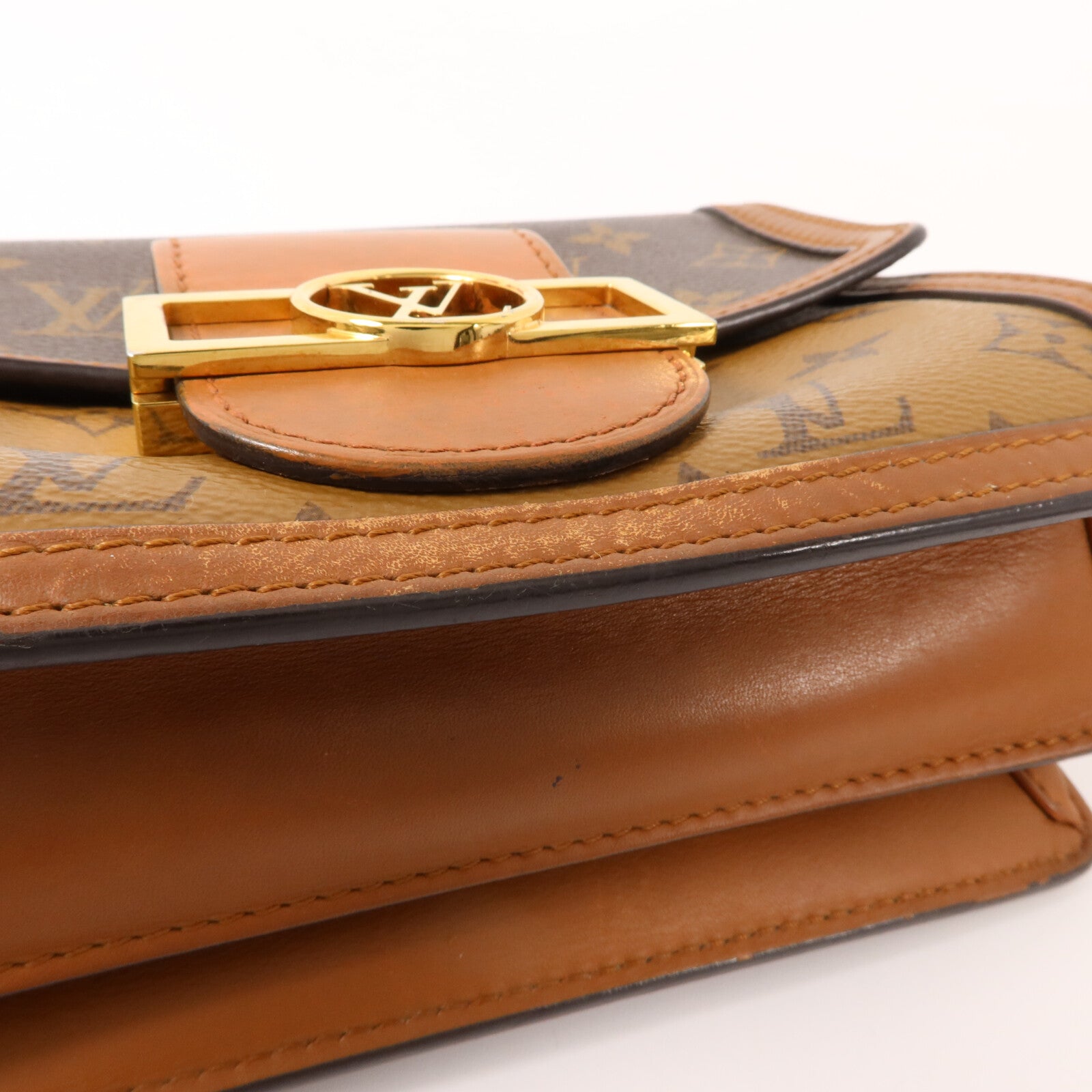 LOUIS VUITTON Monogram Reverse Mini Dauphine肩背袋