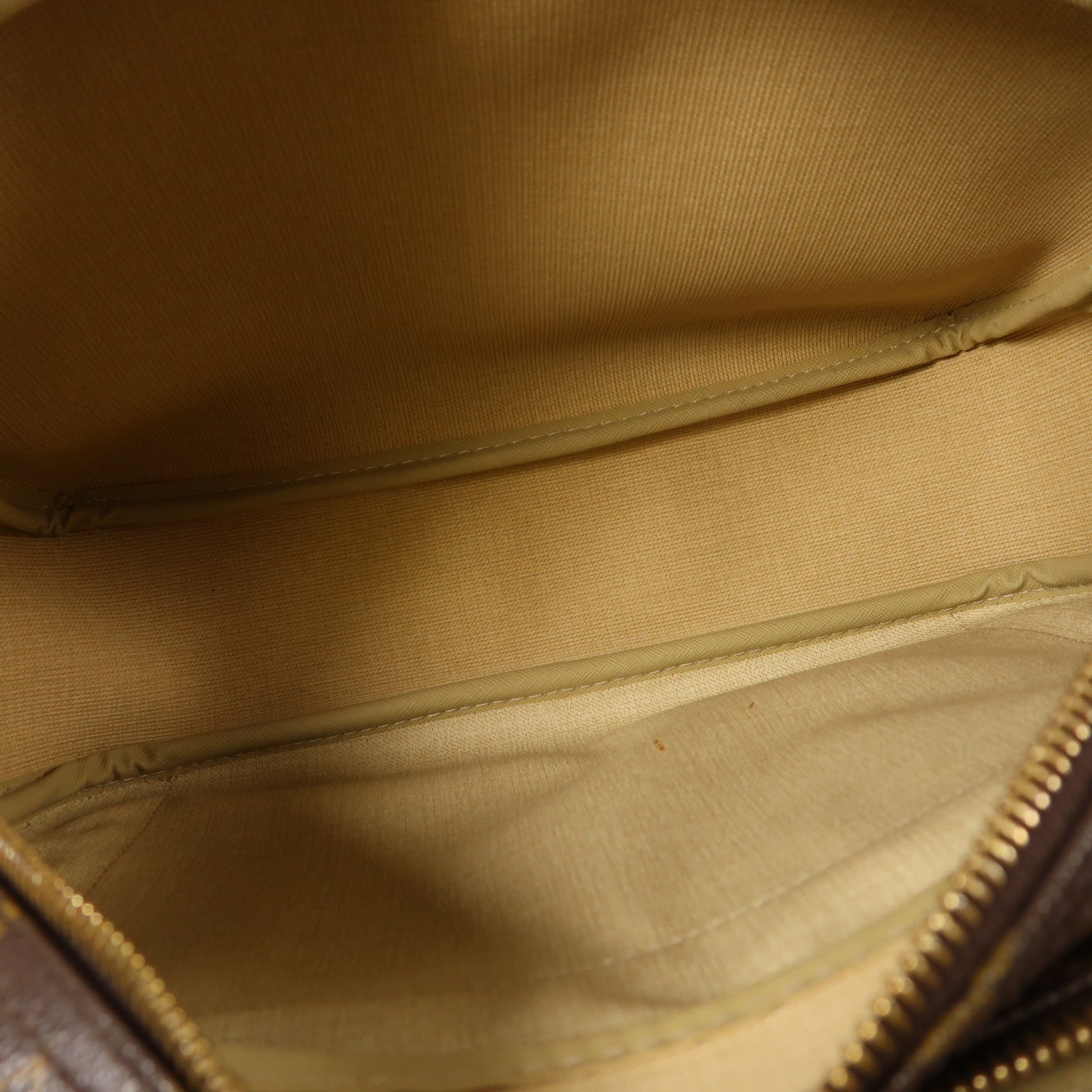 LOUIS VUITTON Monogram Reporter PM金扣肩背袋棕色