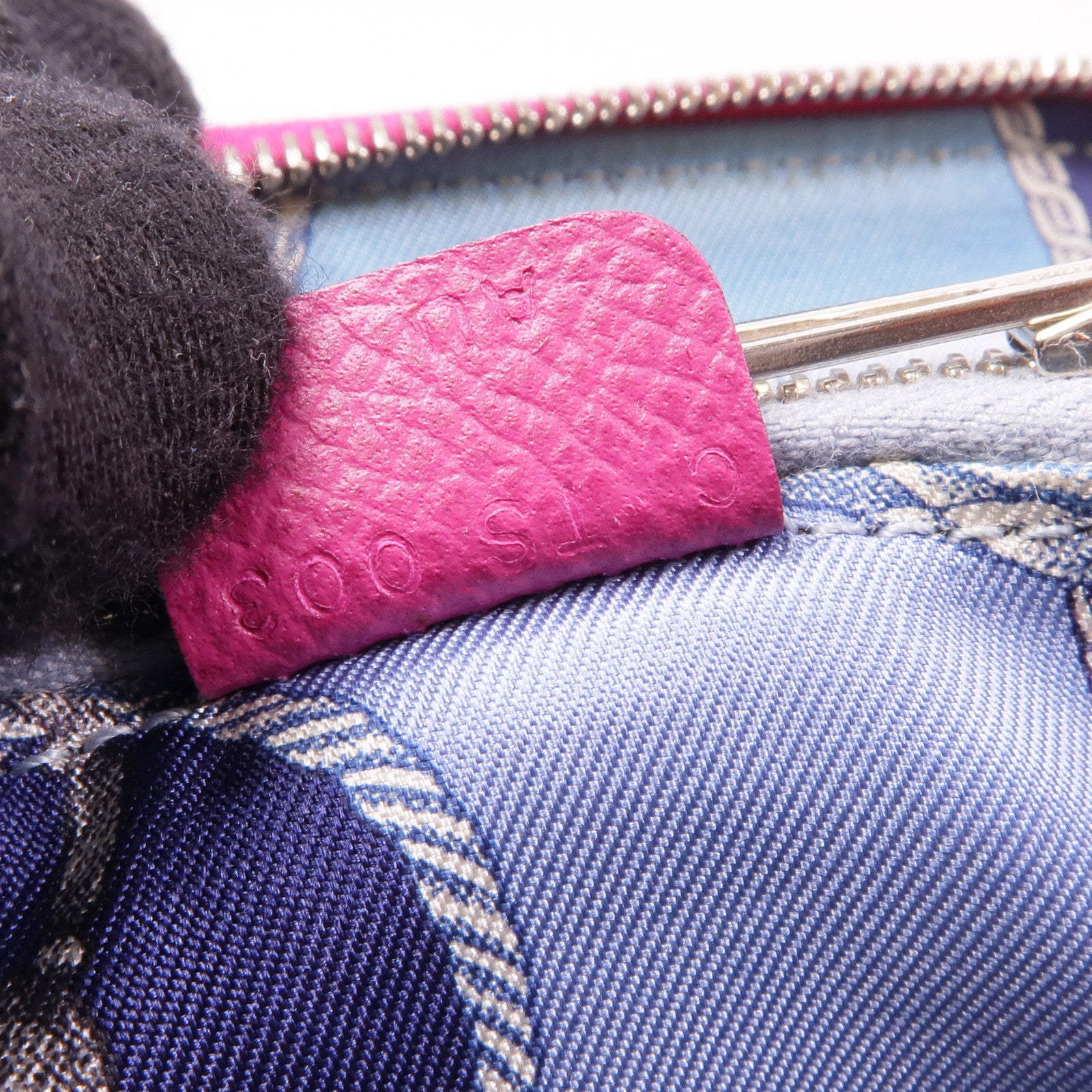 HERMES Epsom皮革Silk In Compact Wallet銀扣錢包L3 Rose Purple