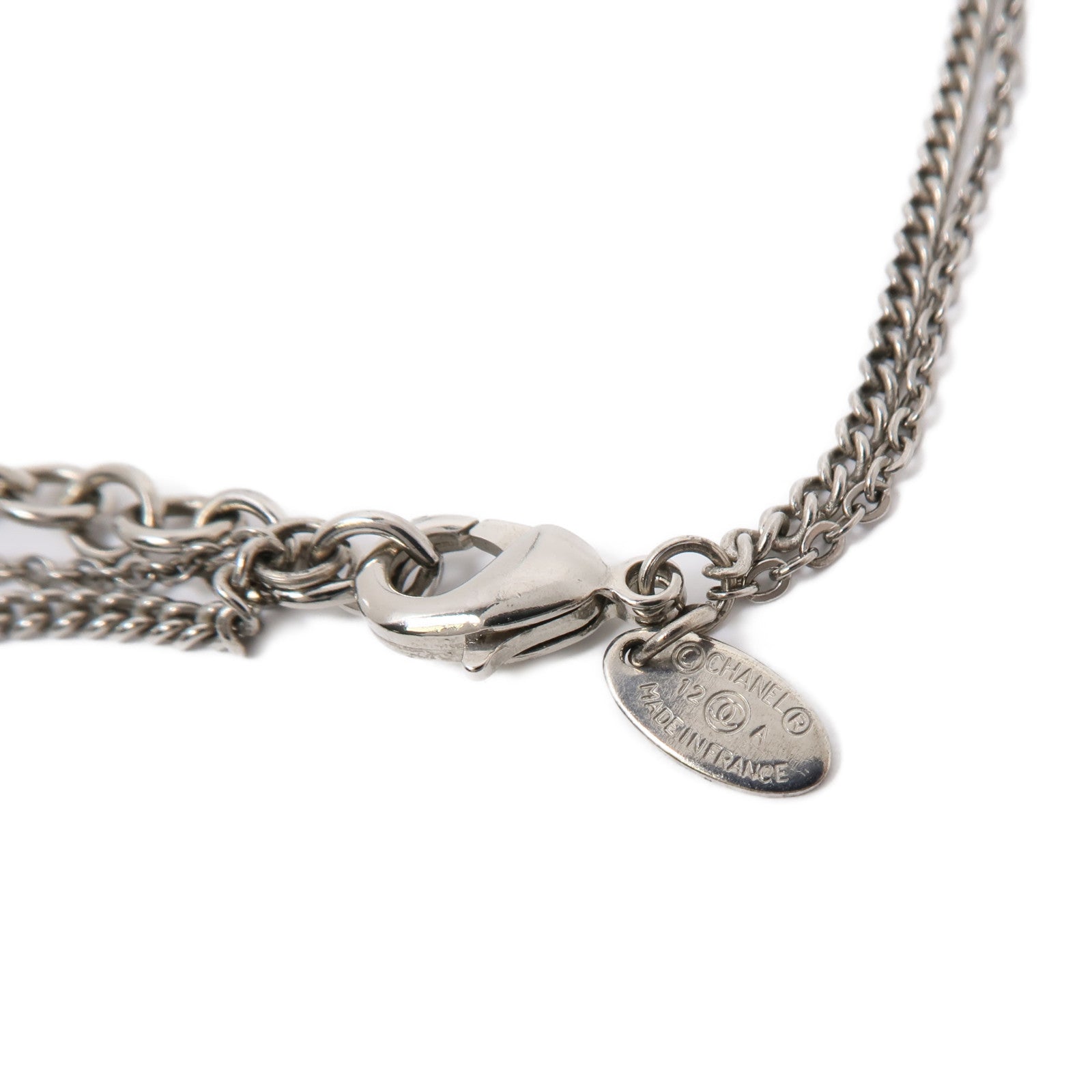 CHANEL PVC Necklace項鍊黑色