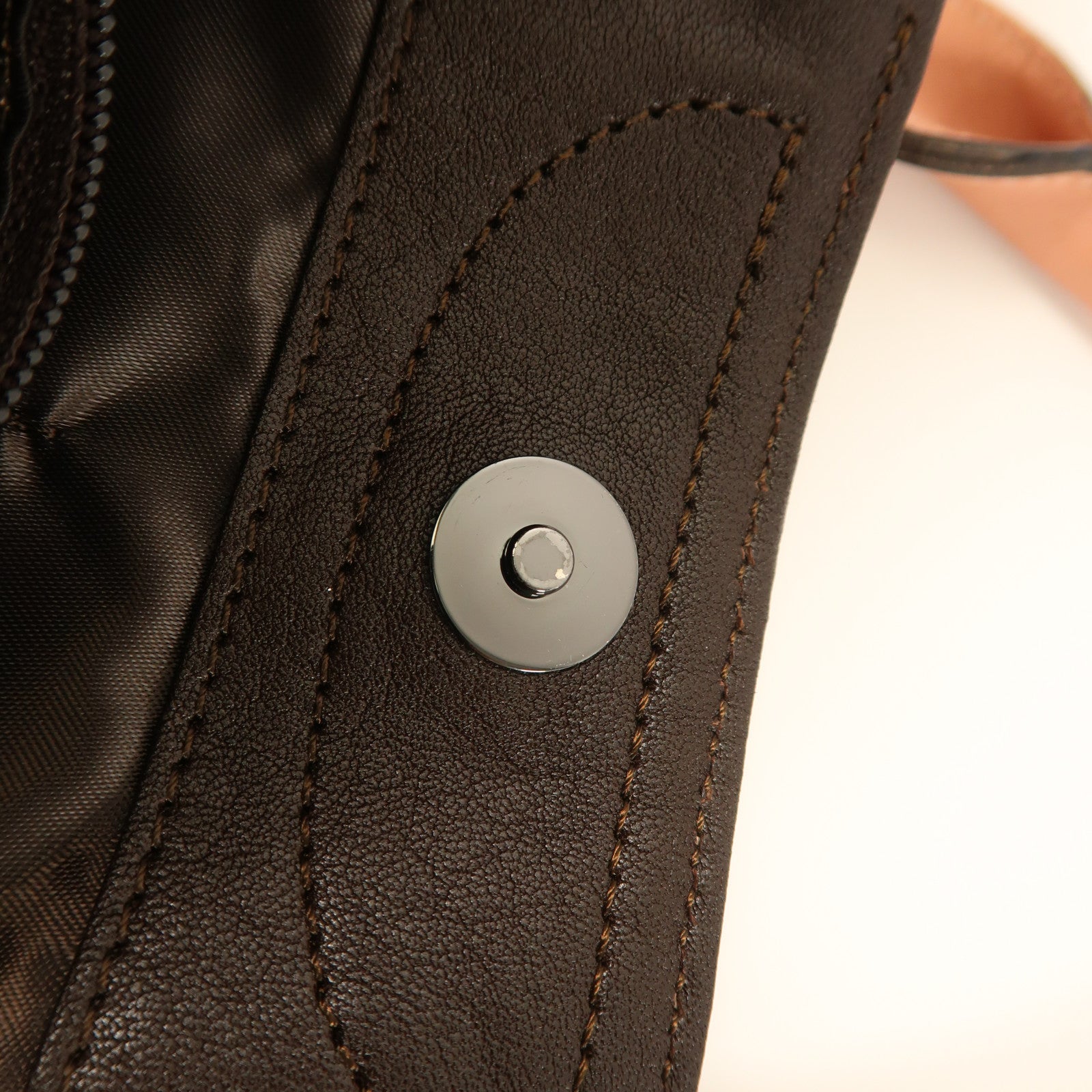 Longchamp 牛皮皮革2 Way Shoulder手挽肩背兩用袋
