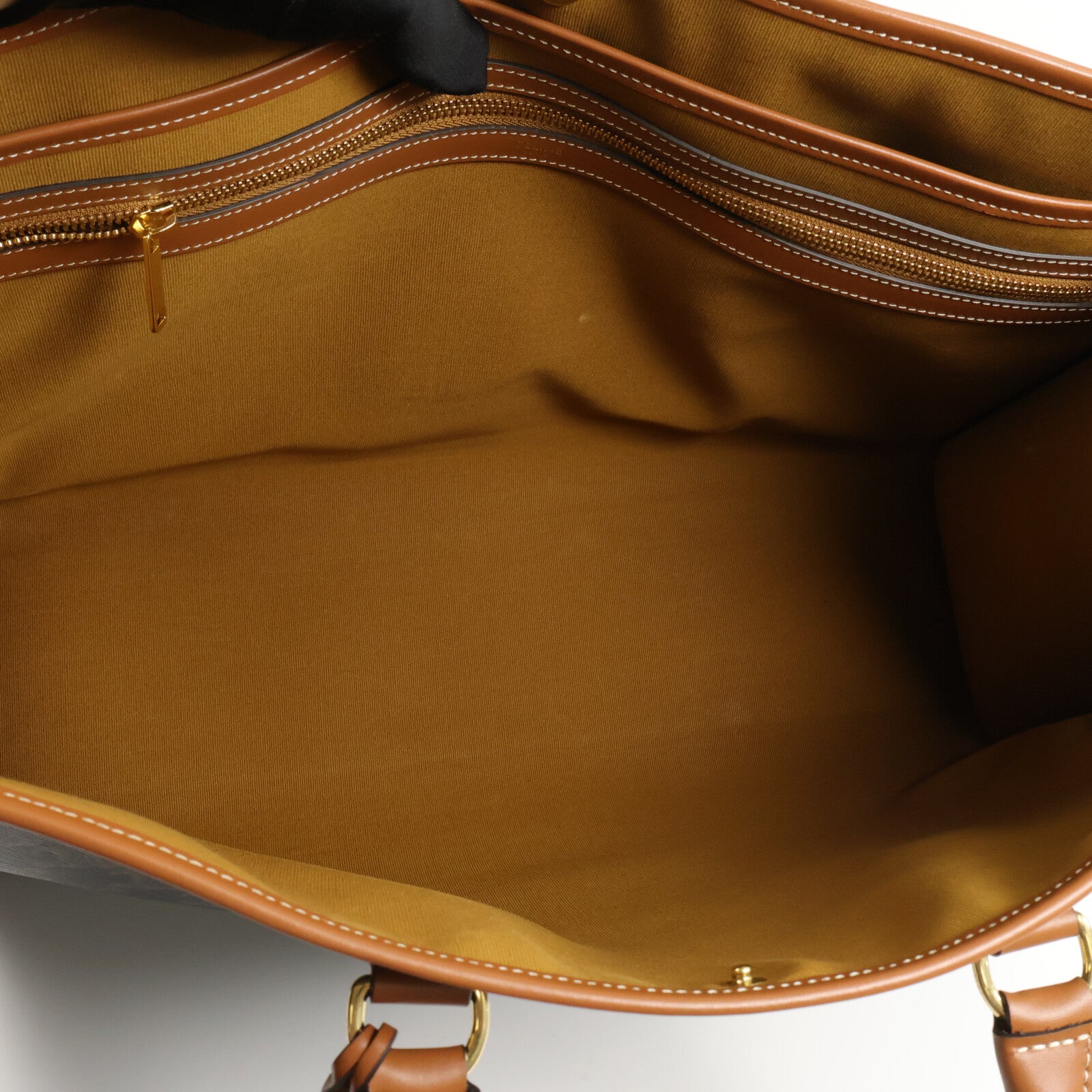 CELINE 塗層帆布Horizontal Cabas Triomphe手挽袋