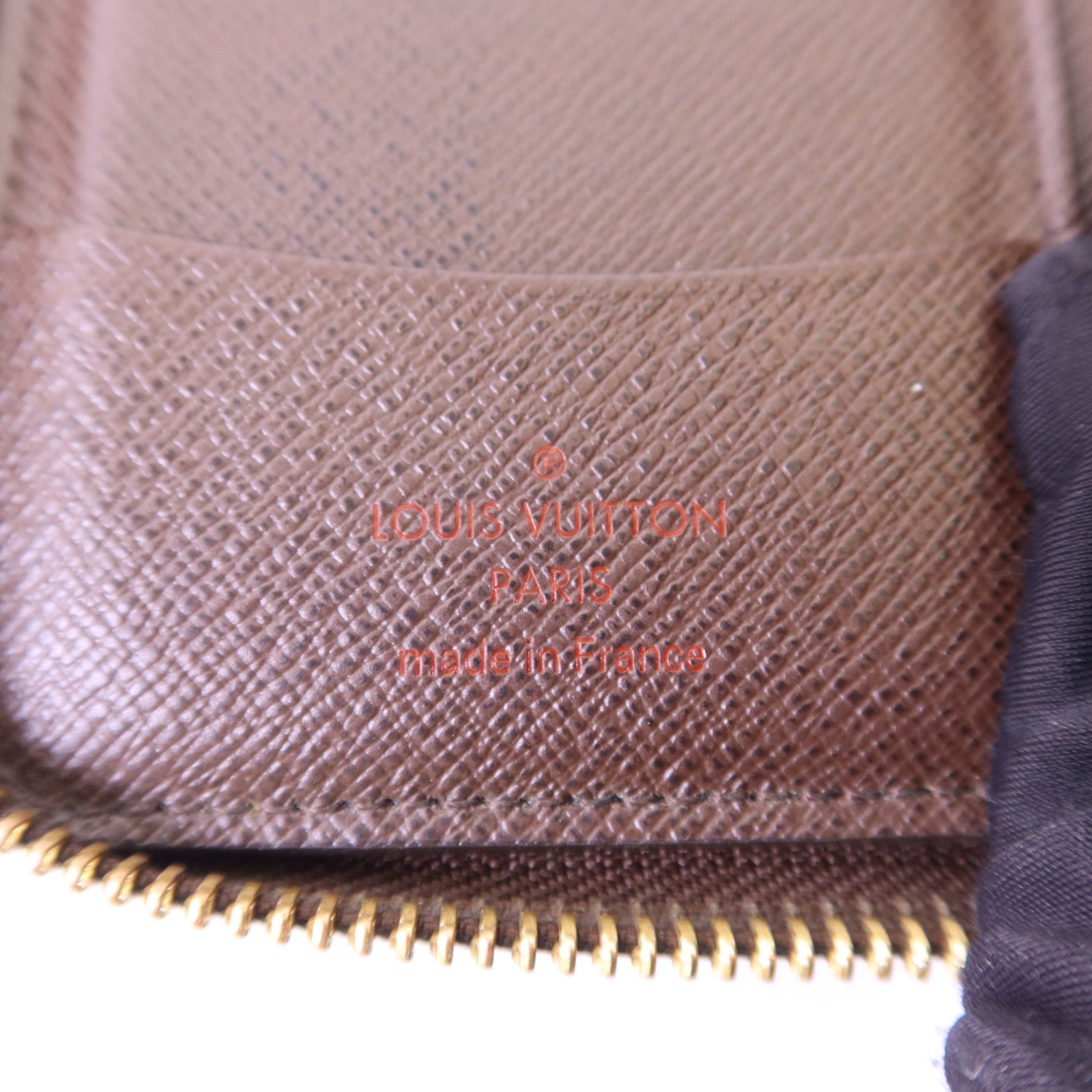 LOUIS VUITTON Damier Zippy Organizer金扣長錢包