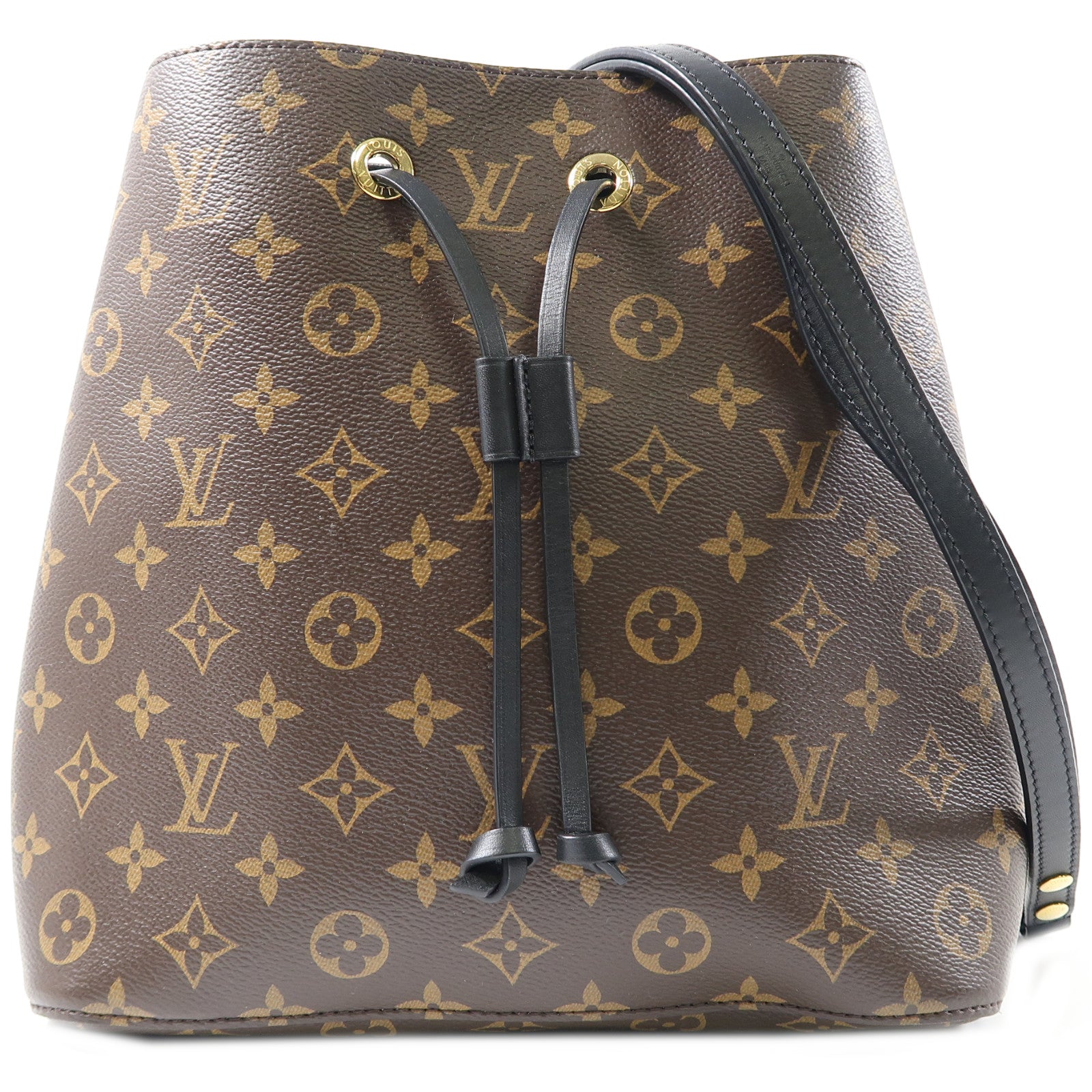 LOUIS VUITTON Monogram Neo Noe金扣肩背袋啡色