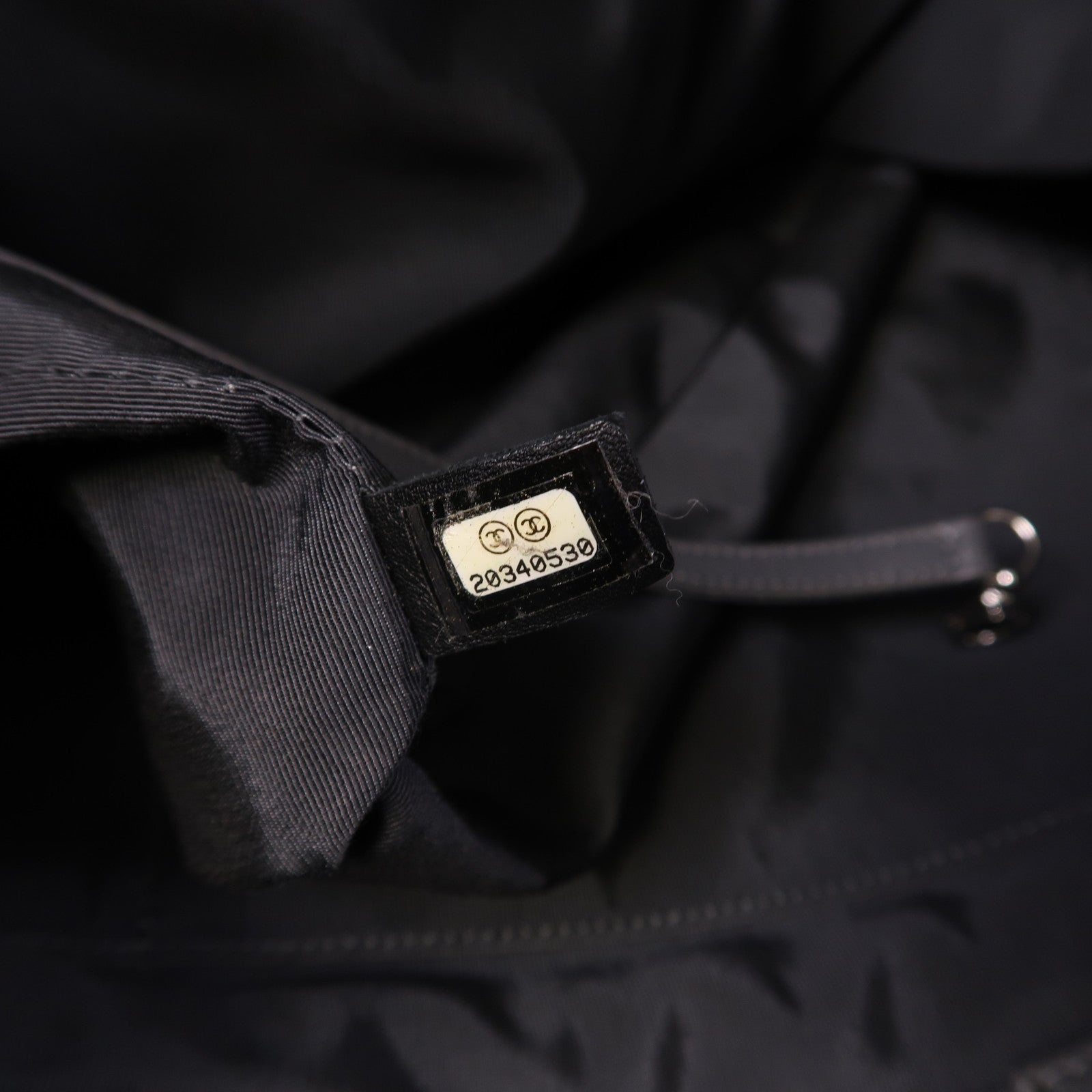 CHANEL 菱格牛皮皮革Tote Bag銀扣手挽肩背兩用袋灰色