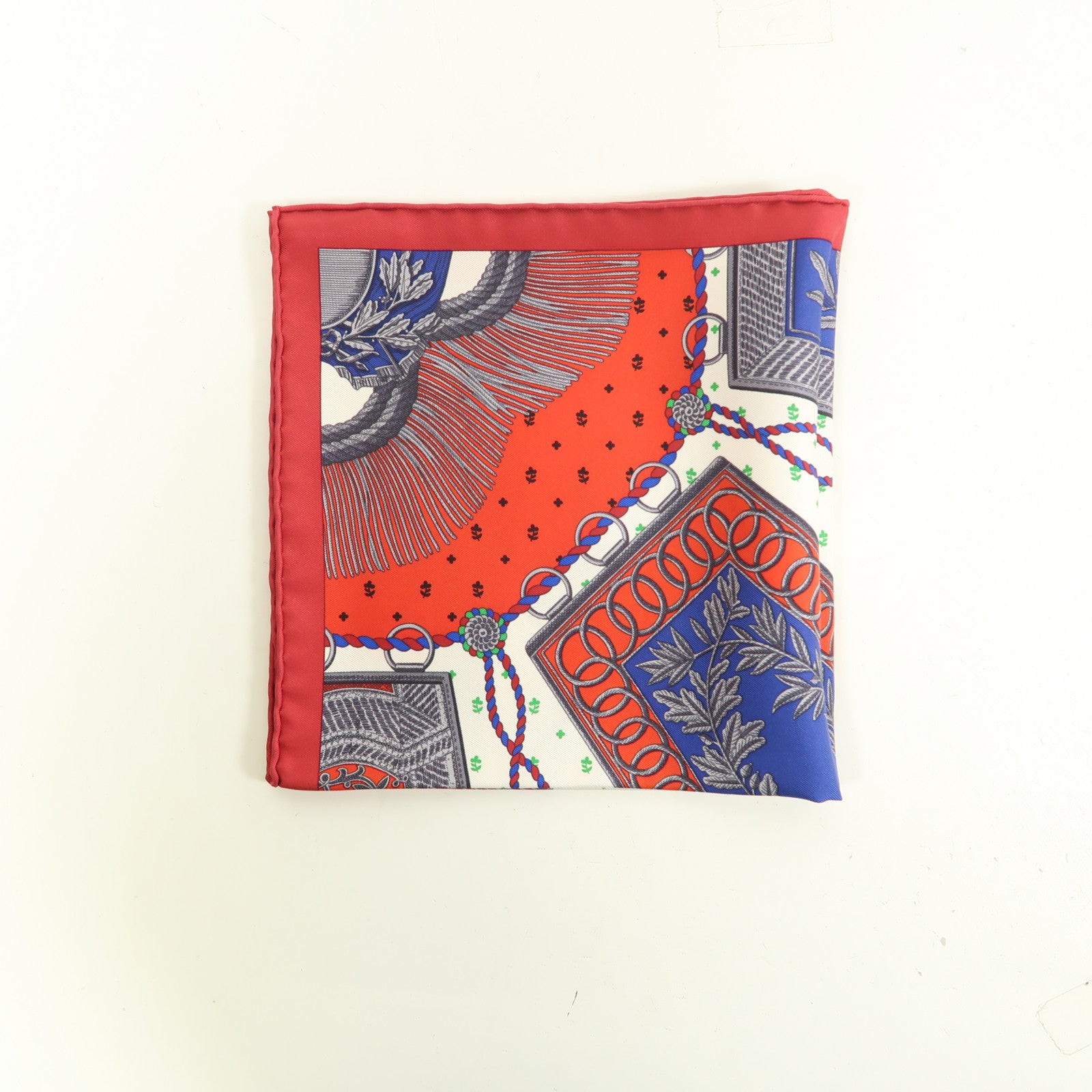 HERMES 【激減優惠】絲質Scarf絲巾紅色