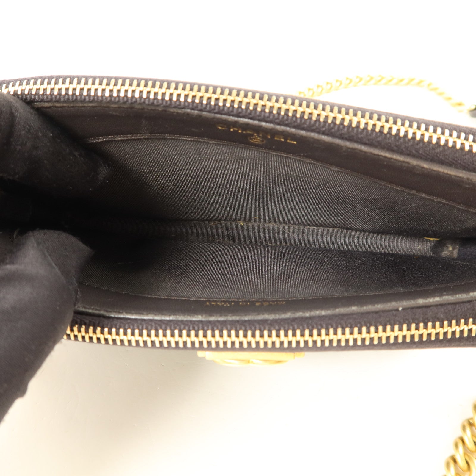 CHANEL 羊皮皮革Chain Shoulder Bag鏈帶肩背袋