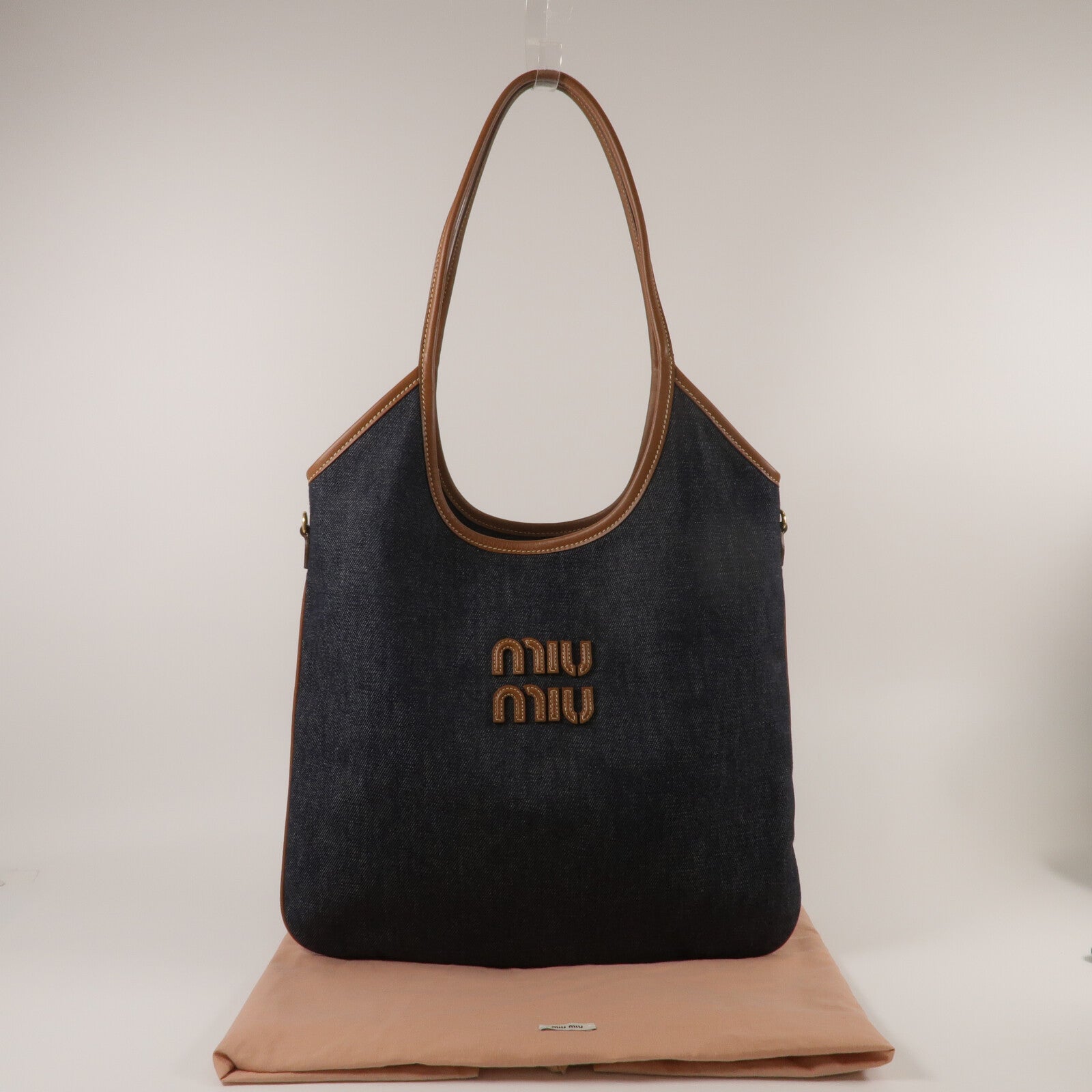 Miu Miu 帆布Ivy Hobo肩背袋