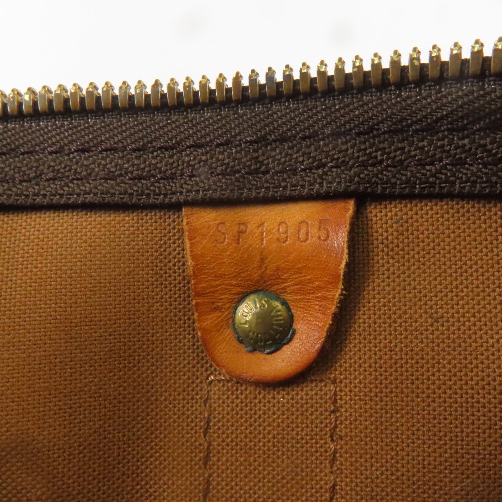 LOUIS VUITTON LV Keepall 55 Travel Boston Hand Bag M41424 Monogram Brown