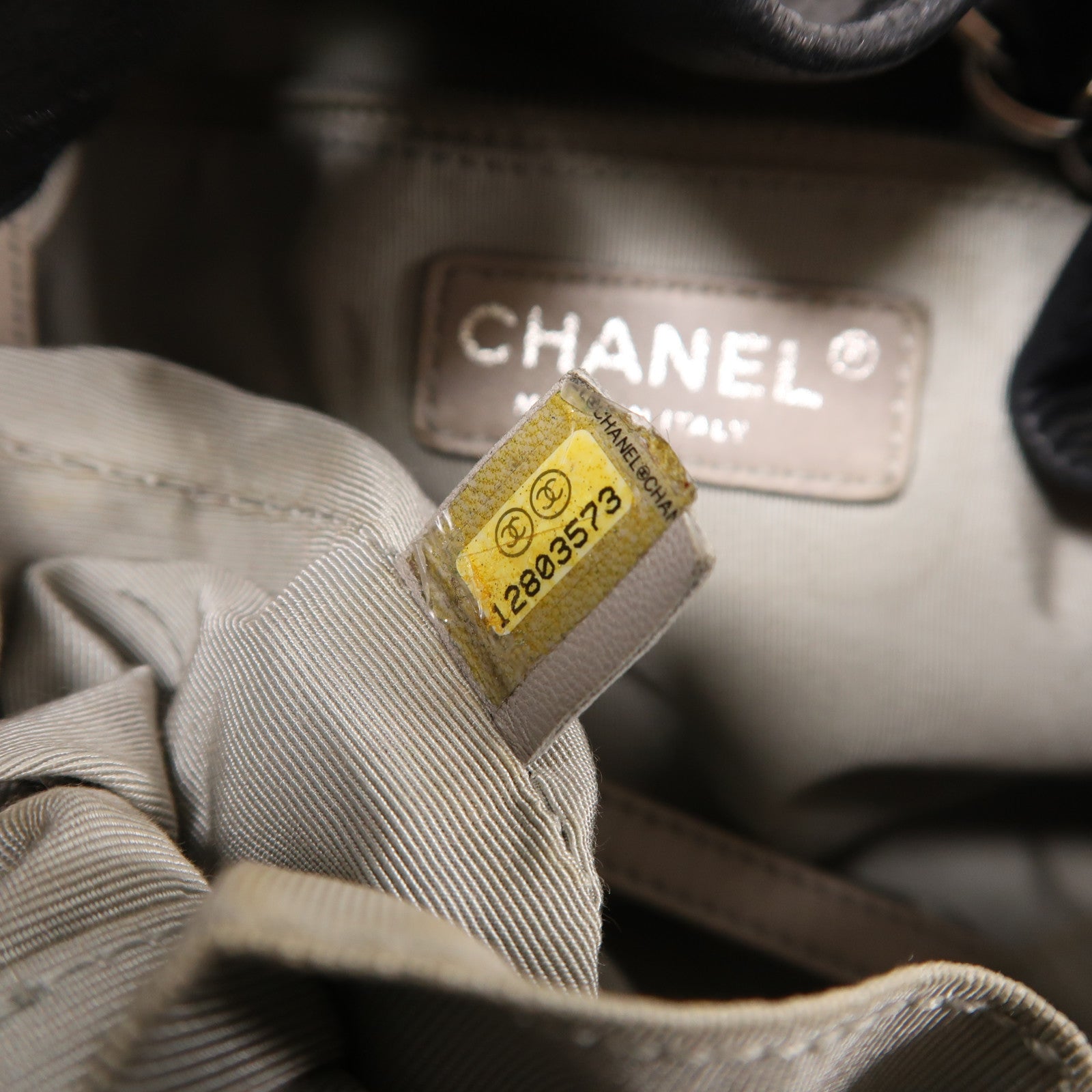 CHANEL 牛皮皮革Chain Shoulder銀扣鏈帶肩背袋