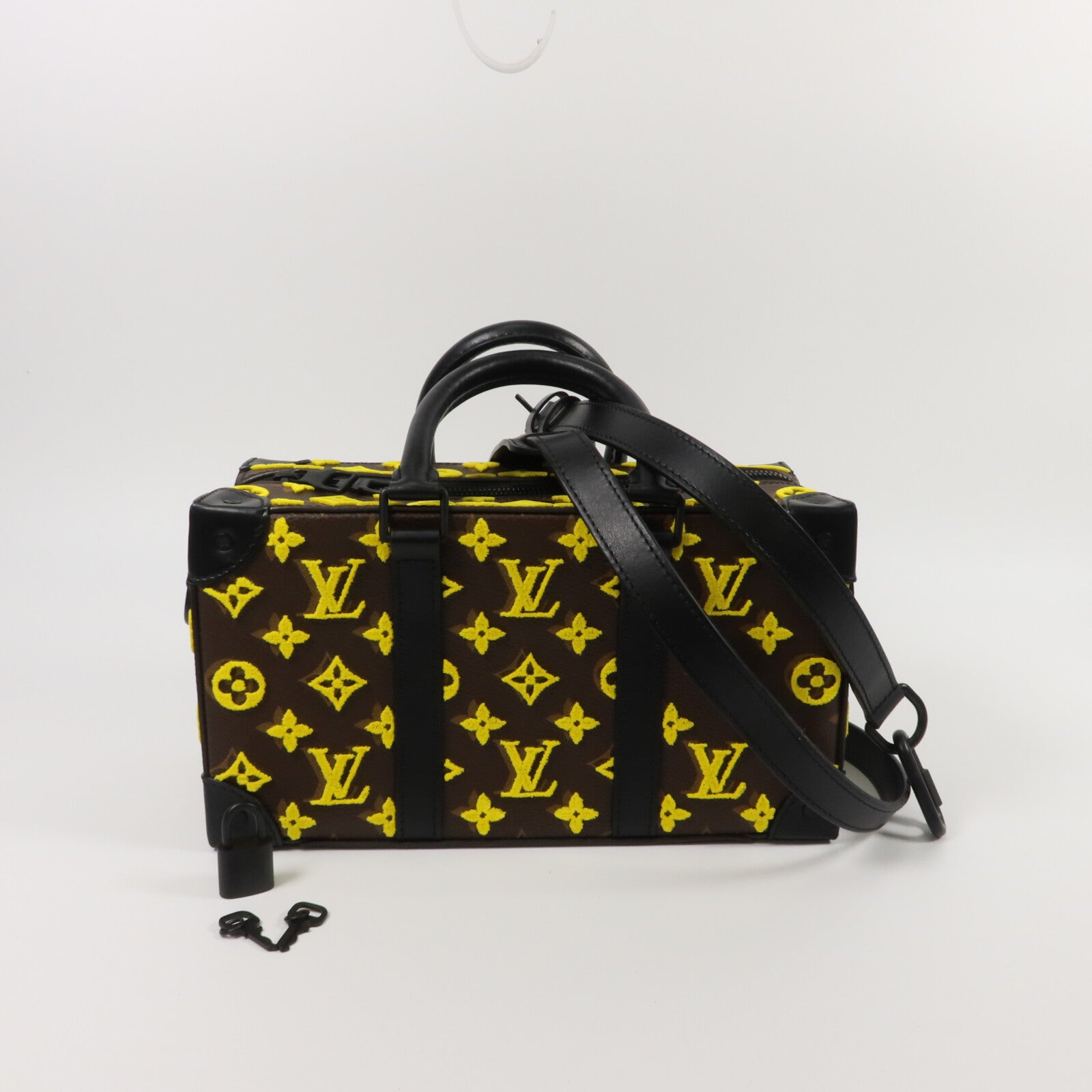 LOUIS VUITTON Monogram Tuffetage Trunk Speedy (Soft Trunk Speedy)手挽肩背兩用袋