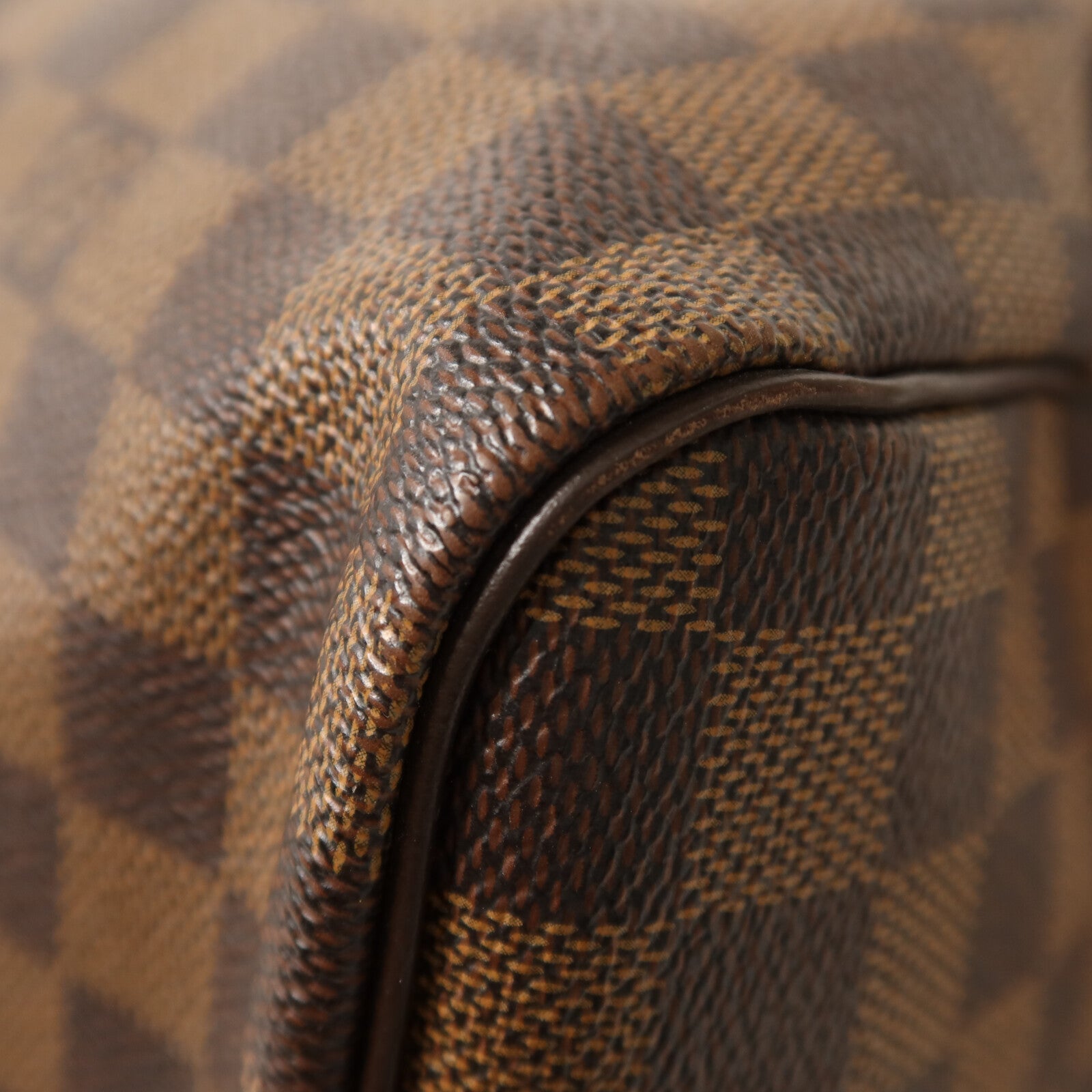 LOUIS VUITTON Damier Speedy Bandouliere 30金扣手挽肩背兩用袋