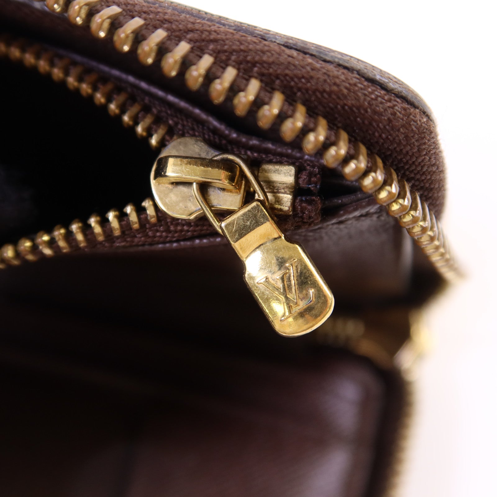 LOUIS VUITTON Damier Zippy Organizer金扣長錢包