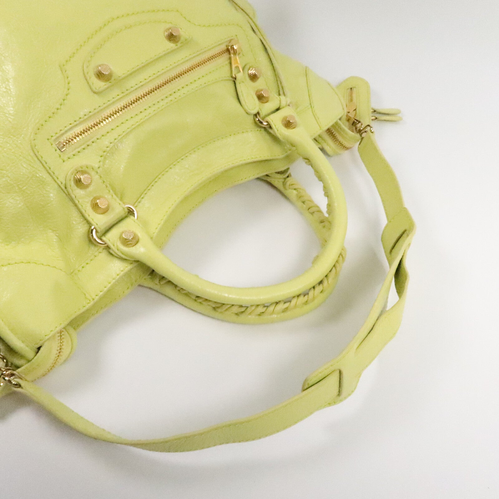 BALENCIAGA 牛皮皮革Giant City手挽肩背兩用袋