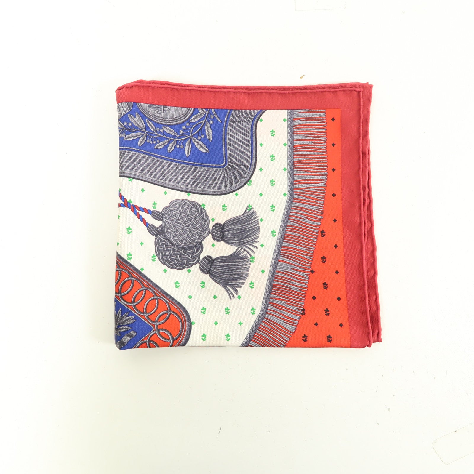 HERMES 【激減優惠】絲質Scarf絲巾紅色